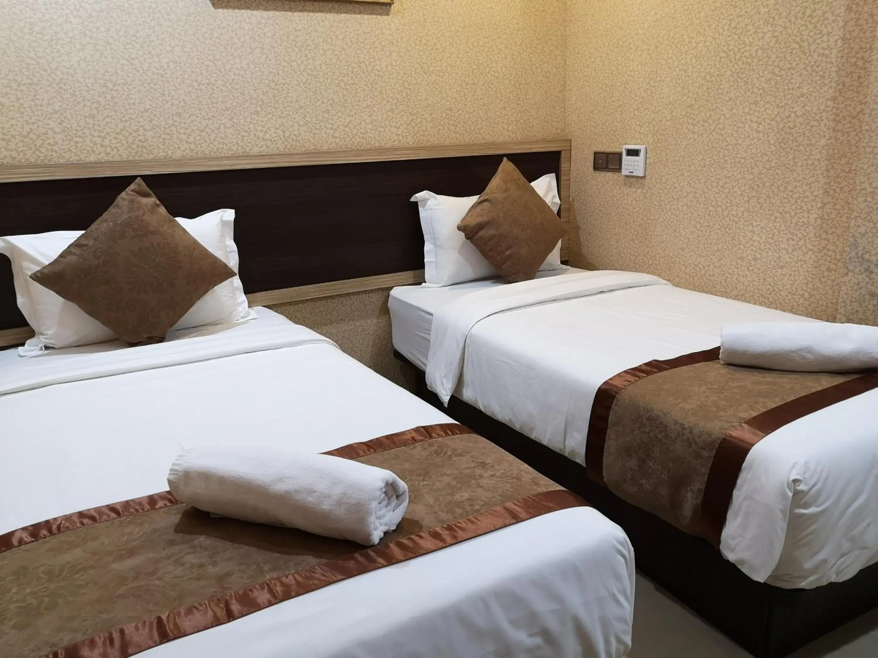 Bed in Hotel Grand Palace Ampang