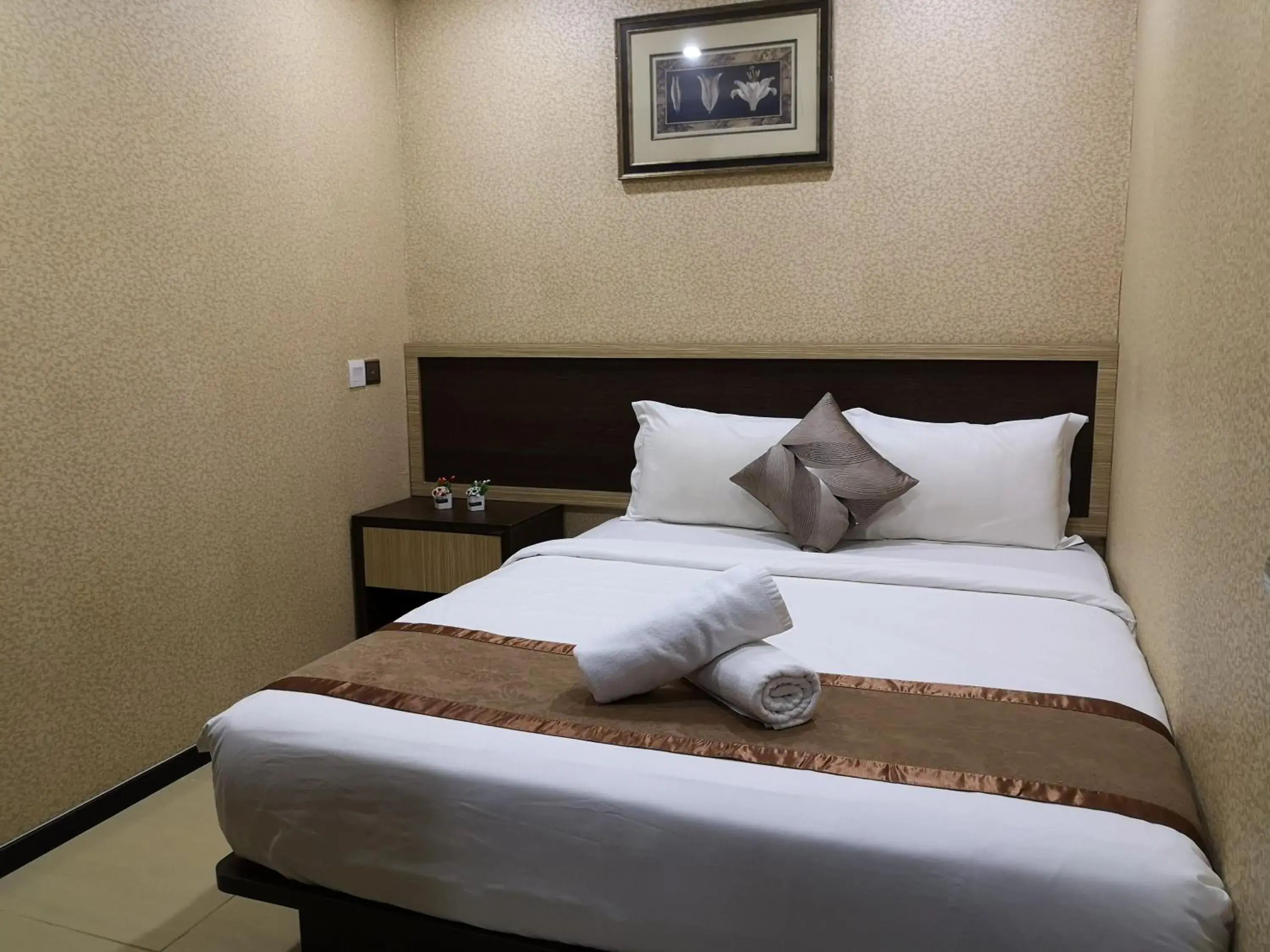 Bed in Hotel Grand Palace Ampang