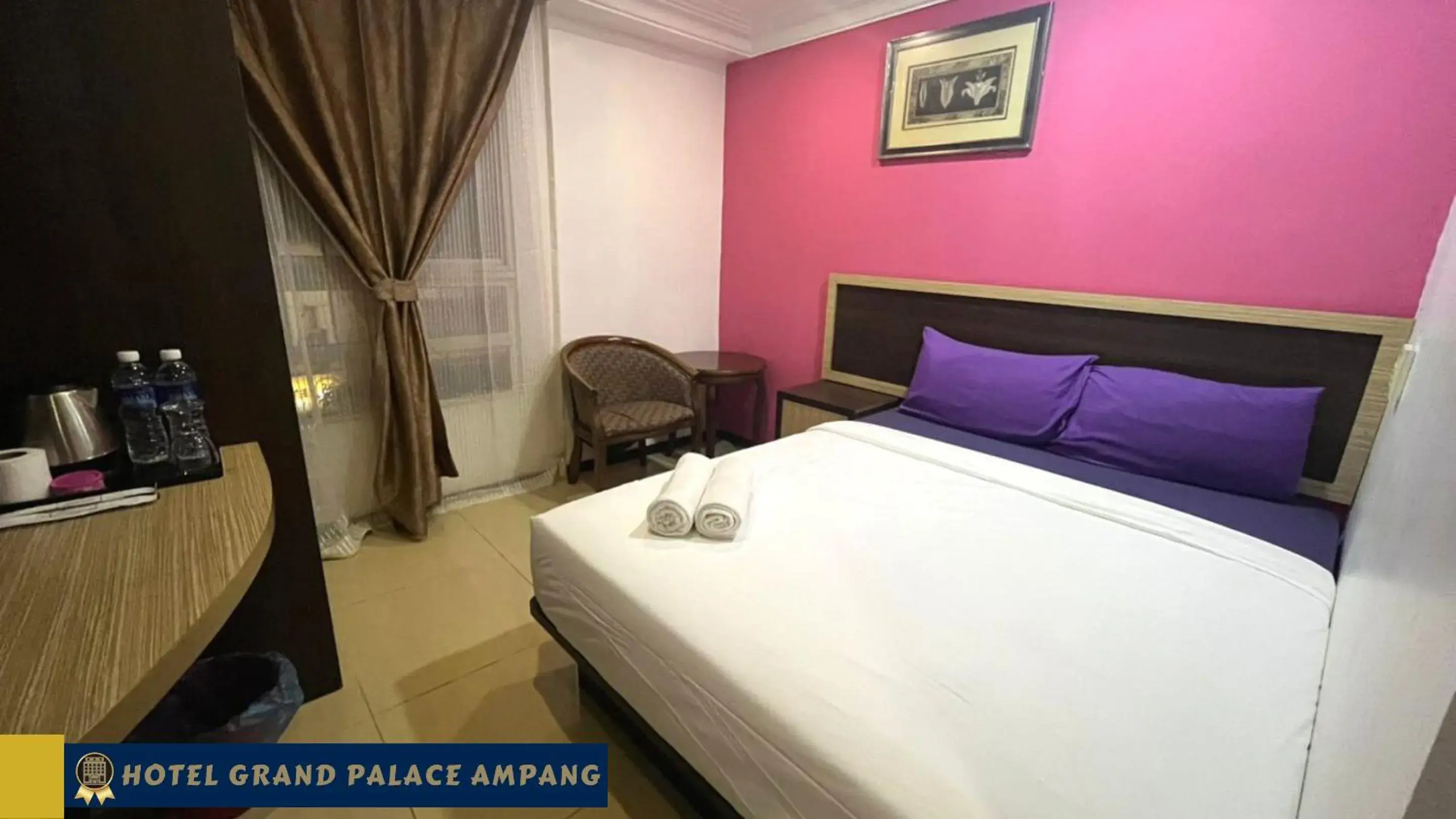 Bed in Hotel Grand Palace Ampang