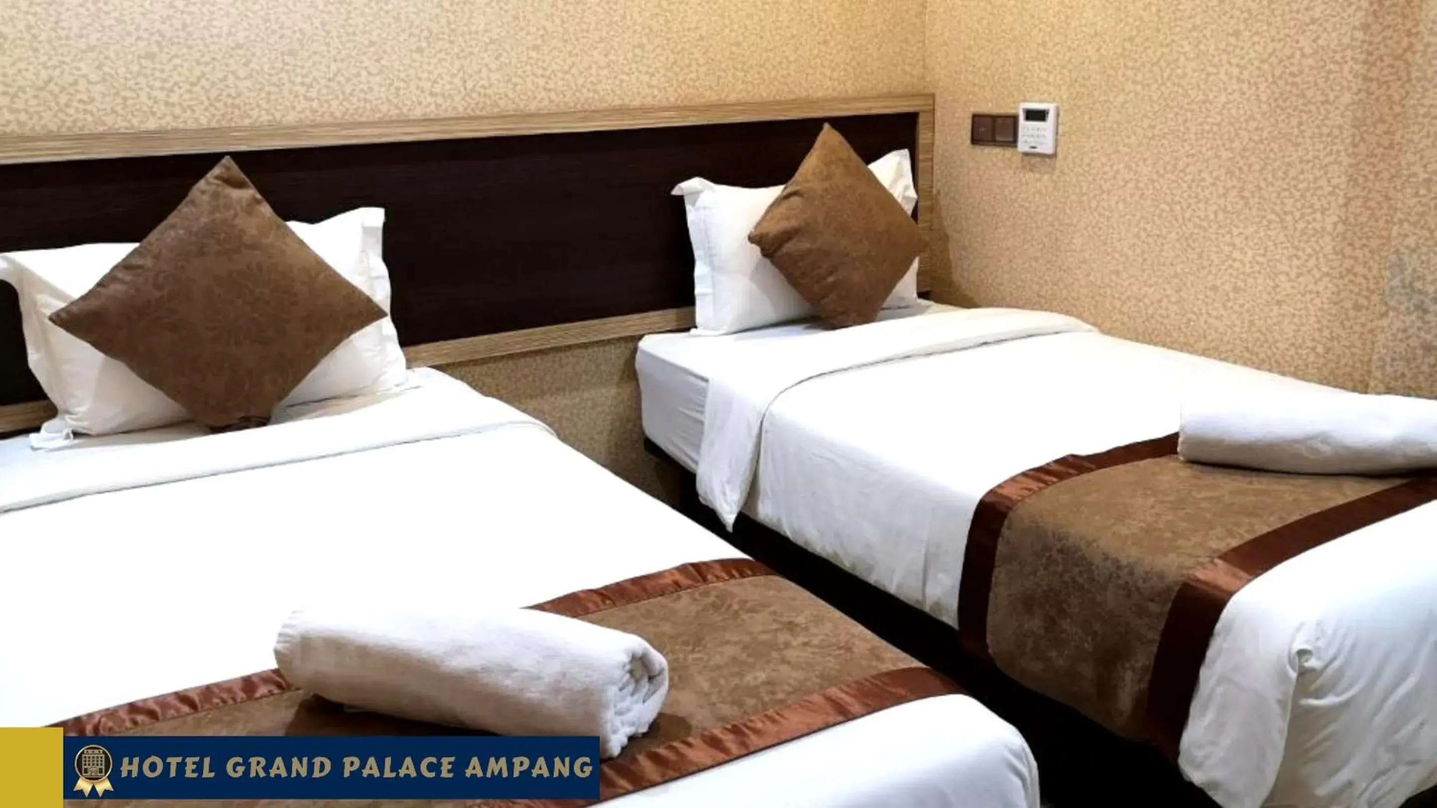 Bed in Hotel Grand Palace Ampang