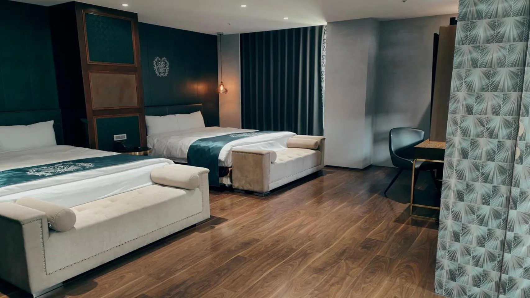 Bed in Saint Art Hotel