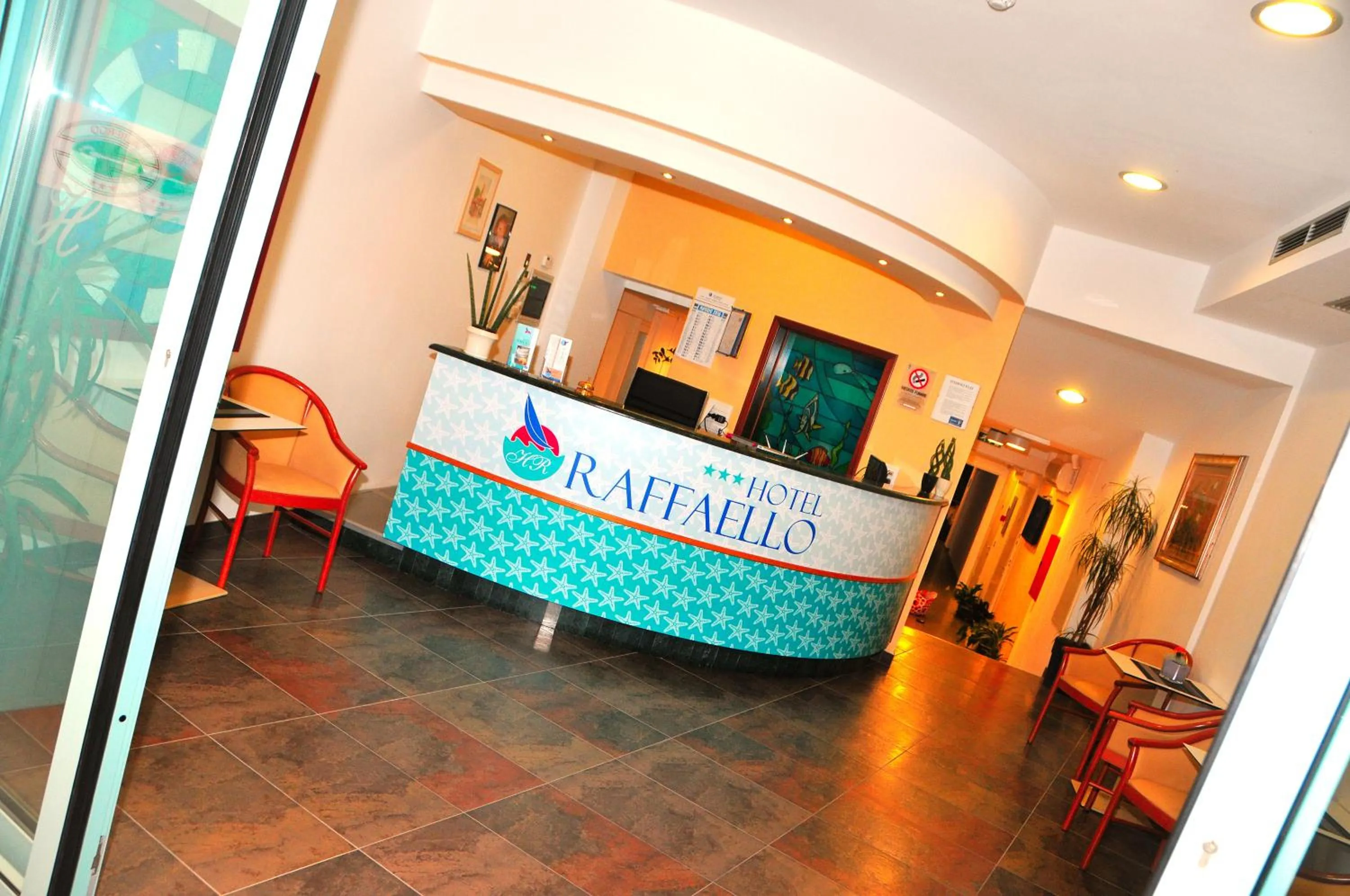 Lobby or reception in Hotel Raffaello