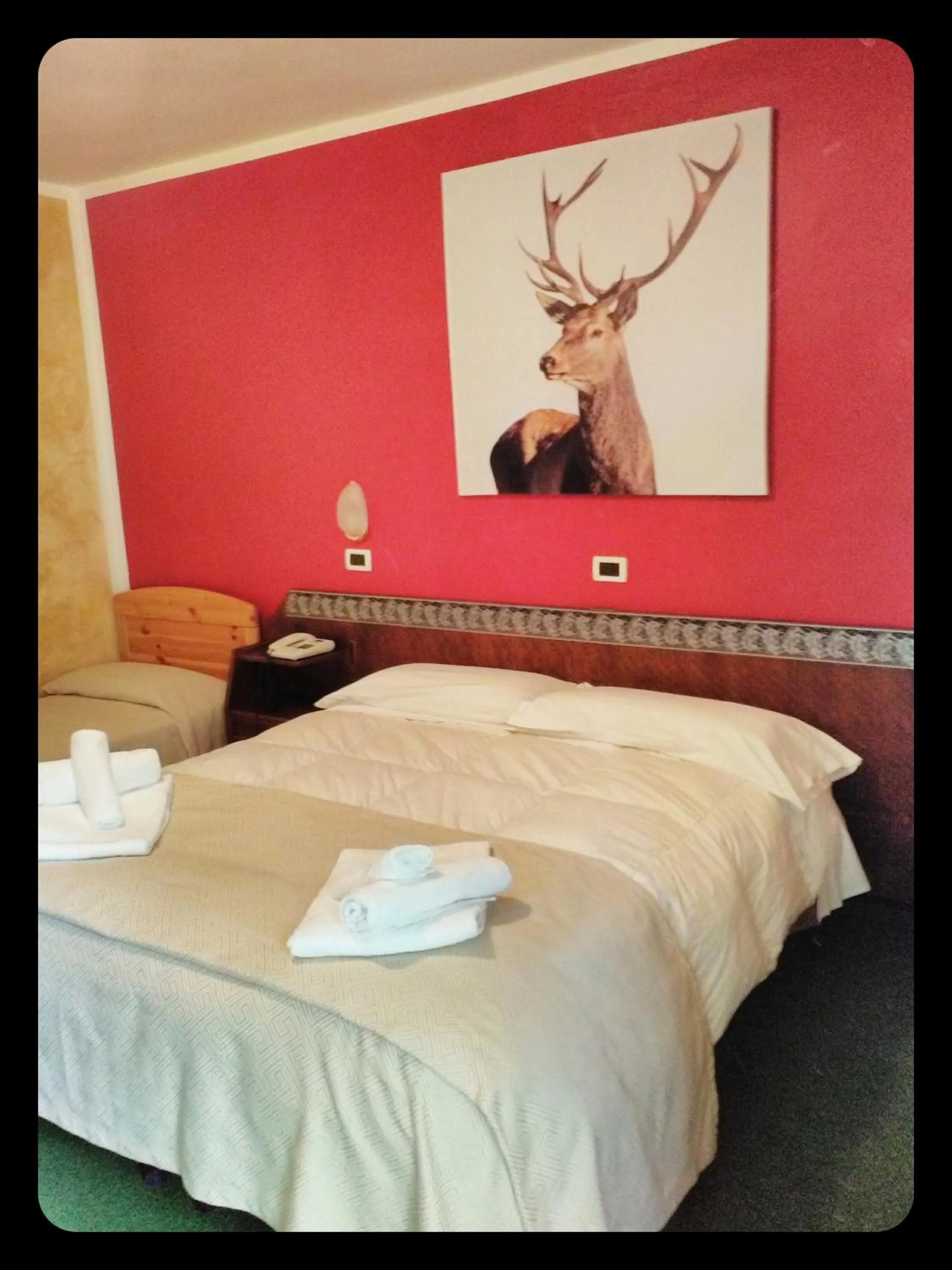 Bed in Hotel Rosa Serenella