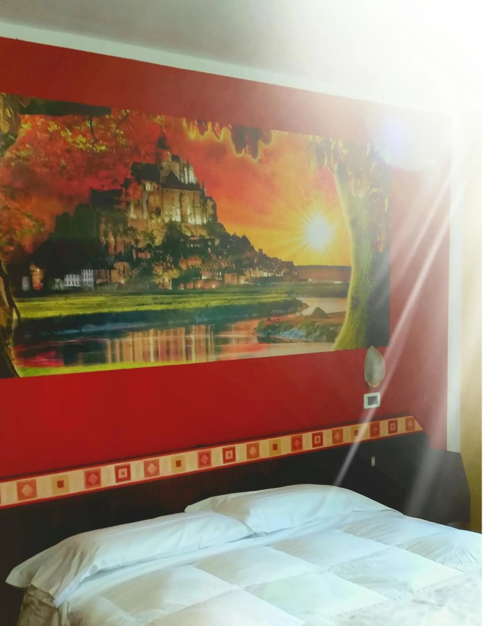 Bed in Hotel Rosa Serenella