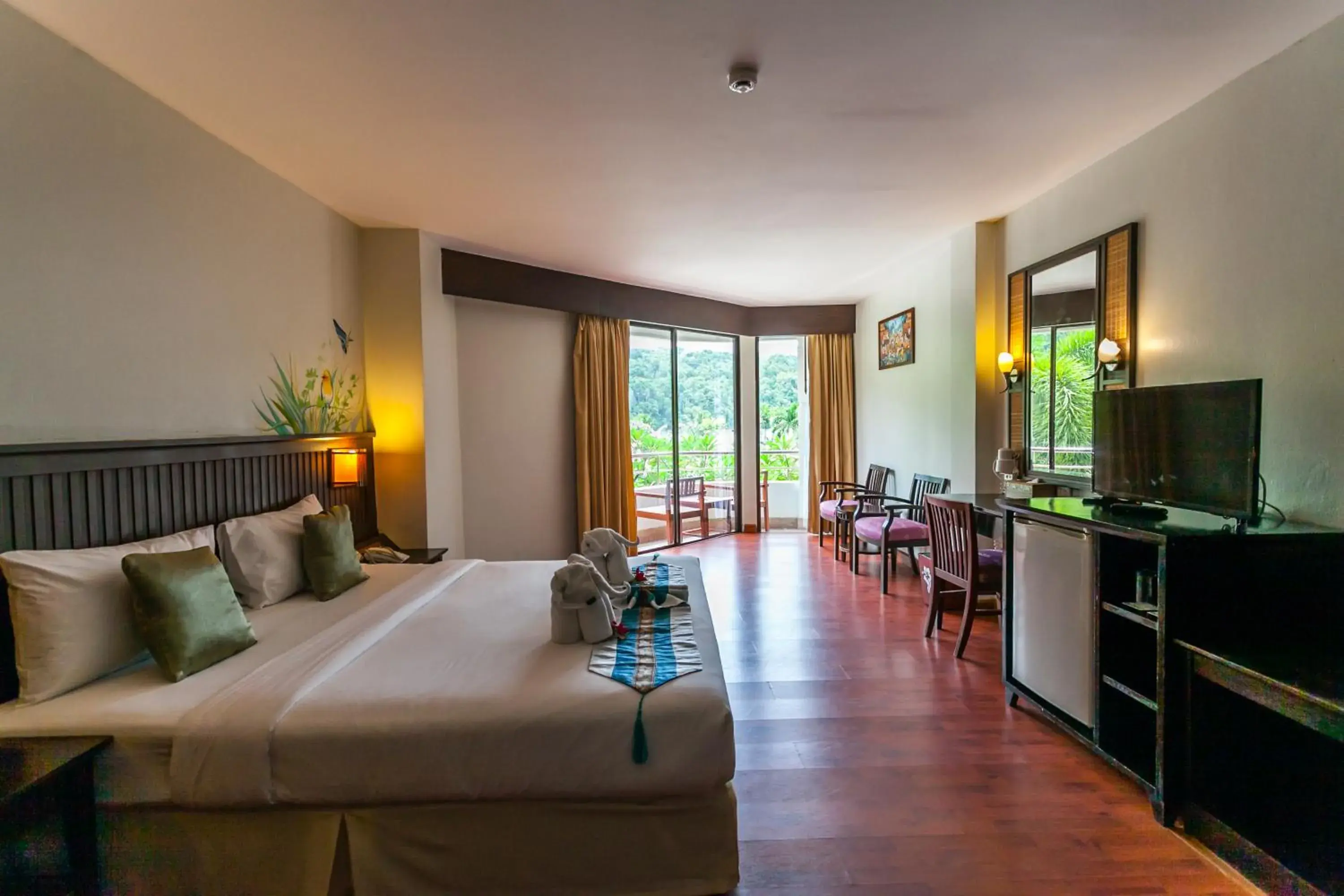 Bed in Phi Phi Island Cabana Hotel Bed in Phi Phi Island Cabana Hotel