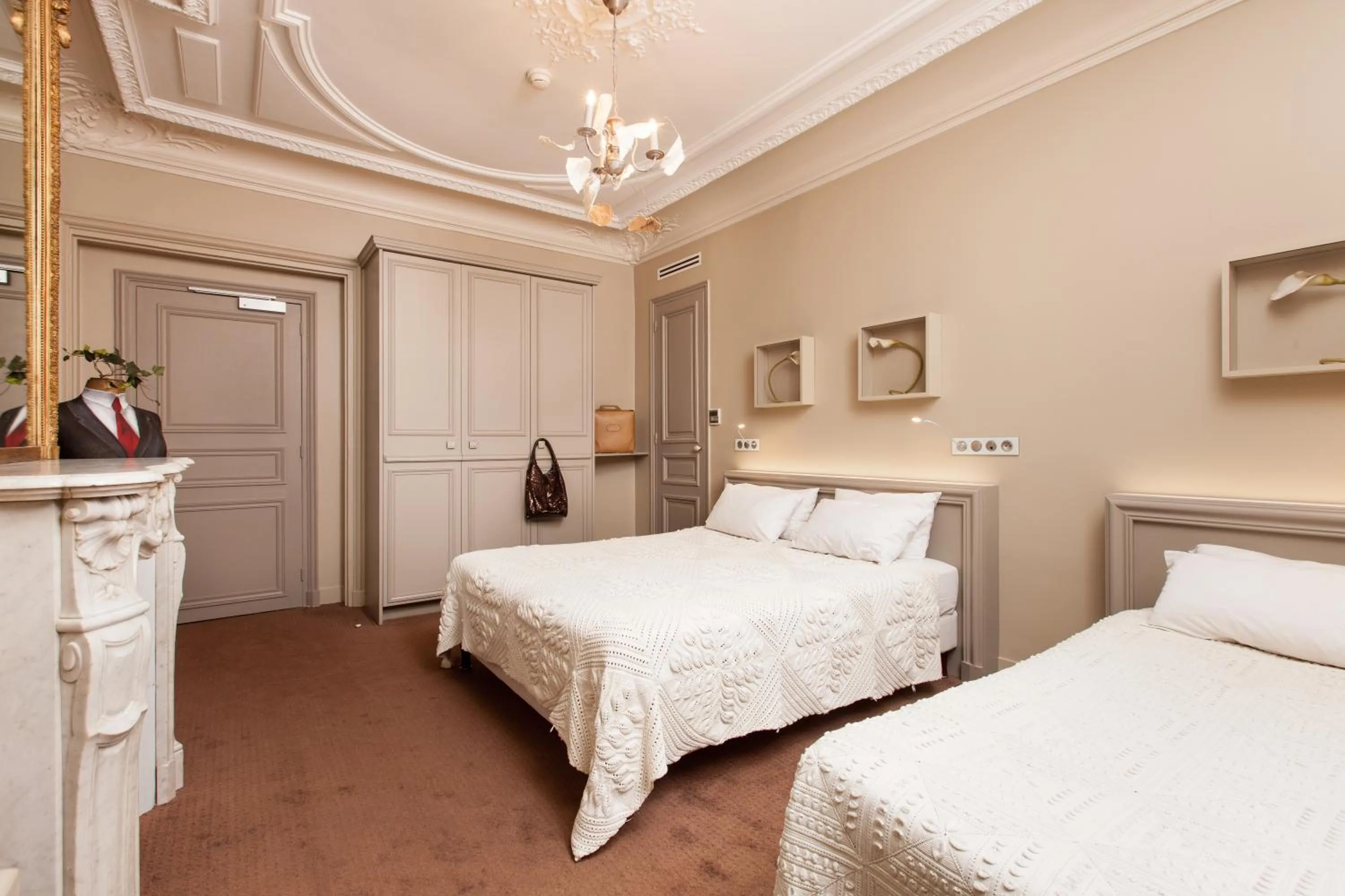 Bed in Hotel Bonaparte