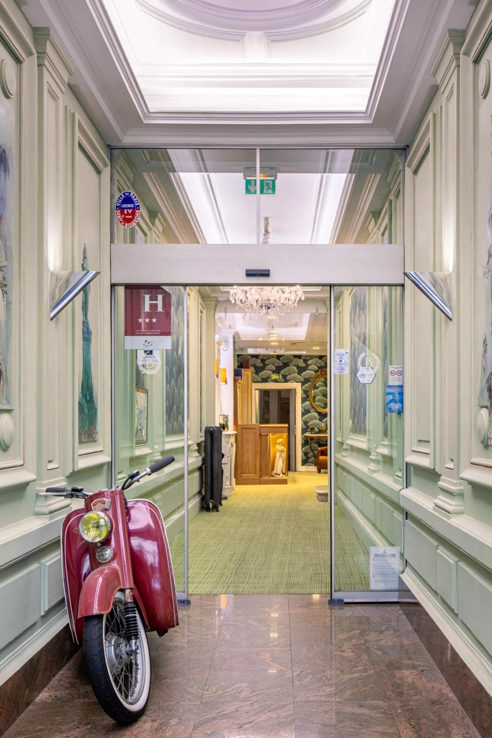 Lobby or reception in Hotel Bonaparte
