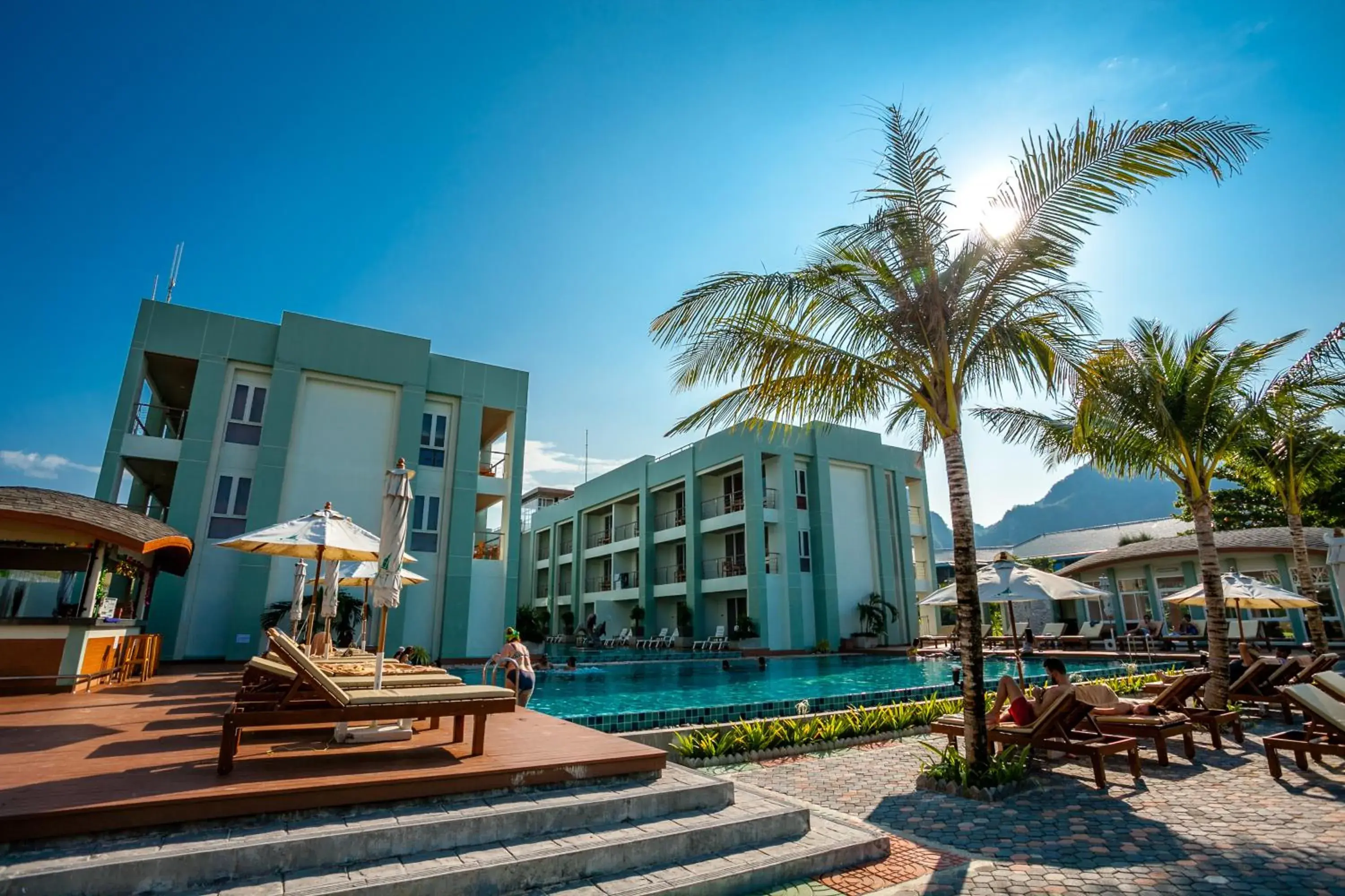 Swimming pool in Phi Phi Harbour View Hotel-SHA Extra Plus Swimming pool in Phi Phi Harbour View Hotel-SHA Extra Plus