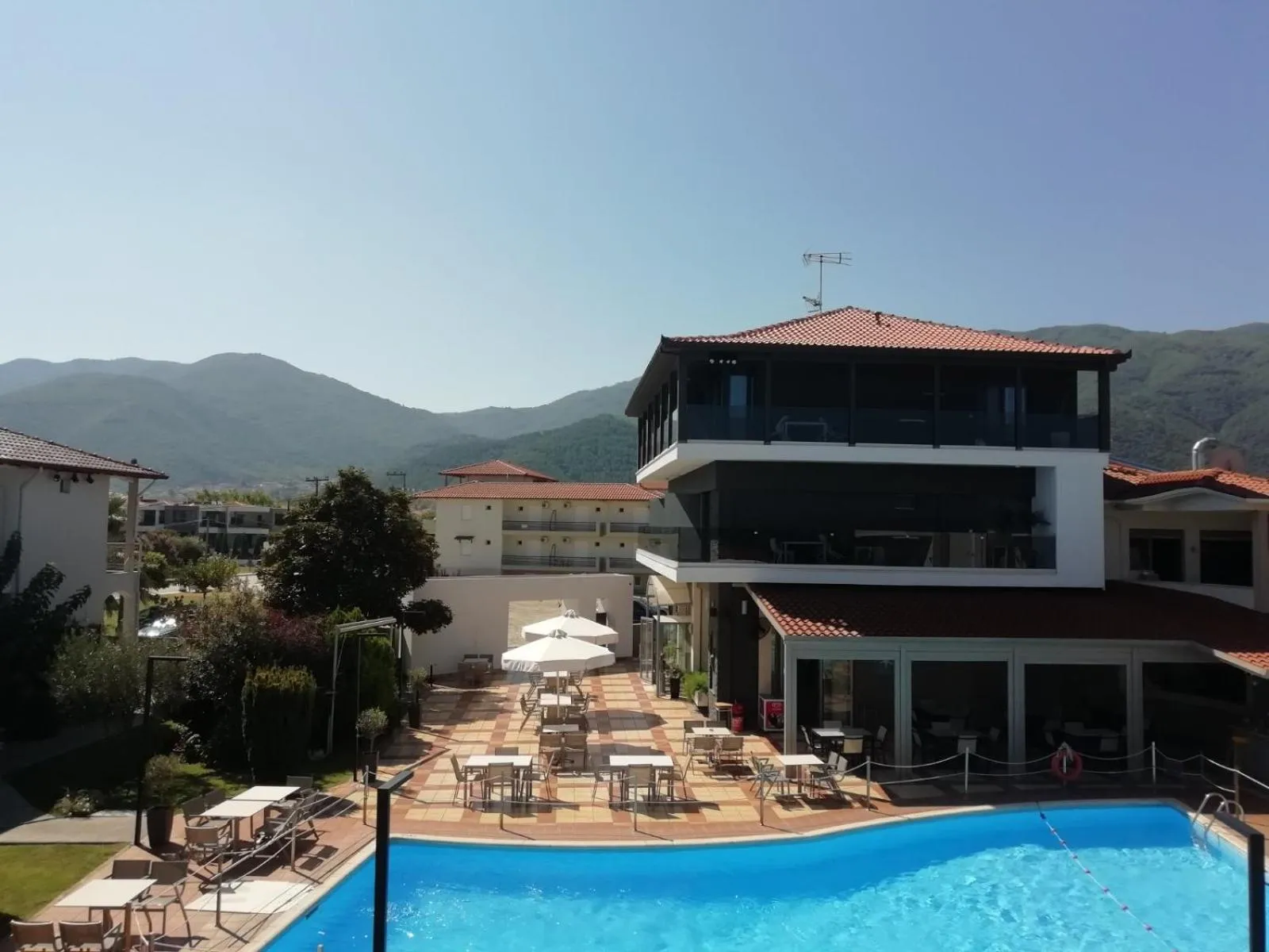 Bird's eye view in Alexander Inn