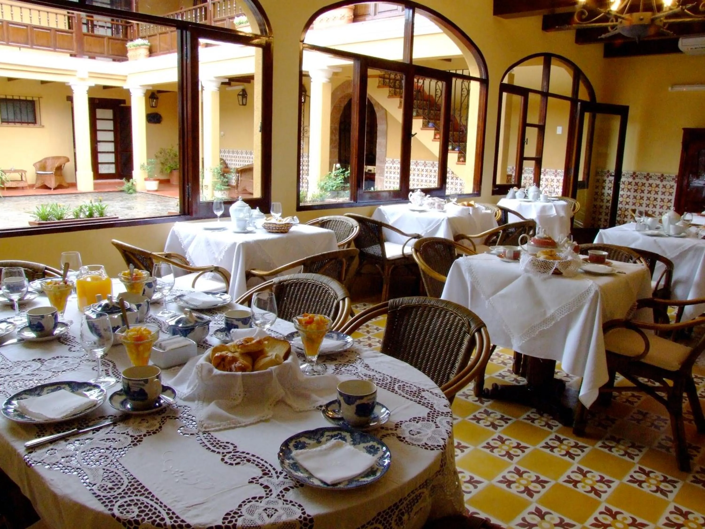 Buffet breakfast in Villa Vicuña Cafayate Boutique Hotel