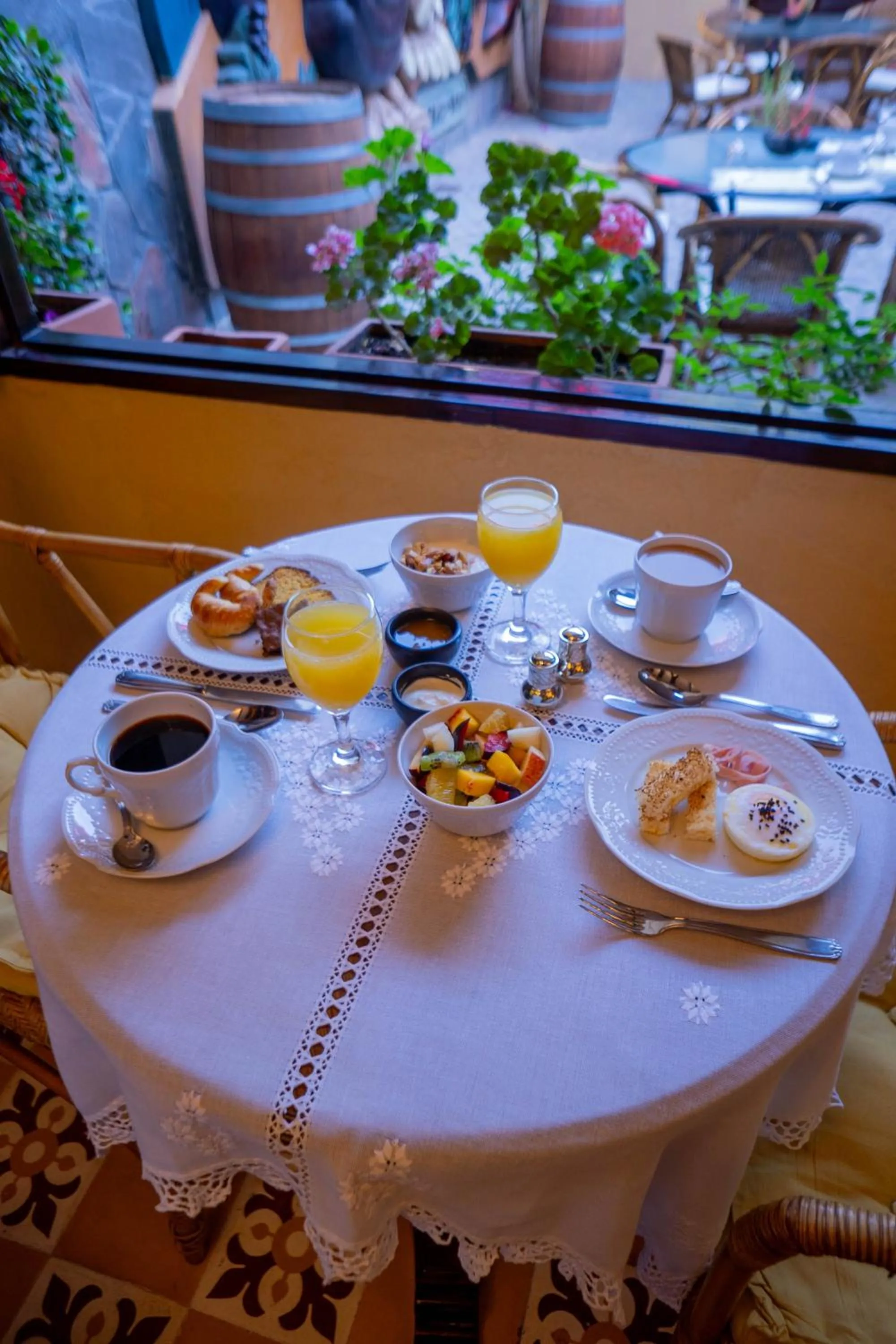 Breakfast in Villa Vicuña Cafayate Boutique Hotel