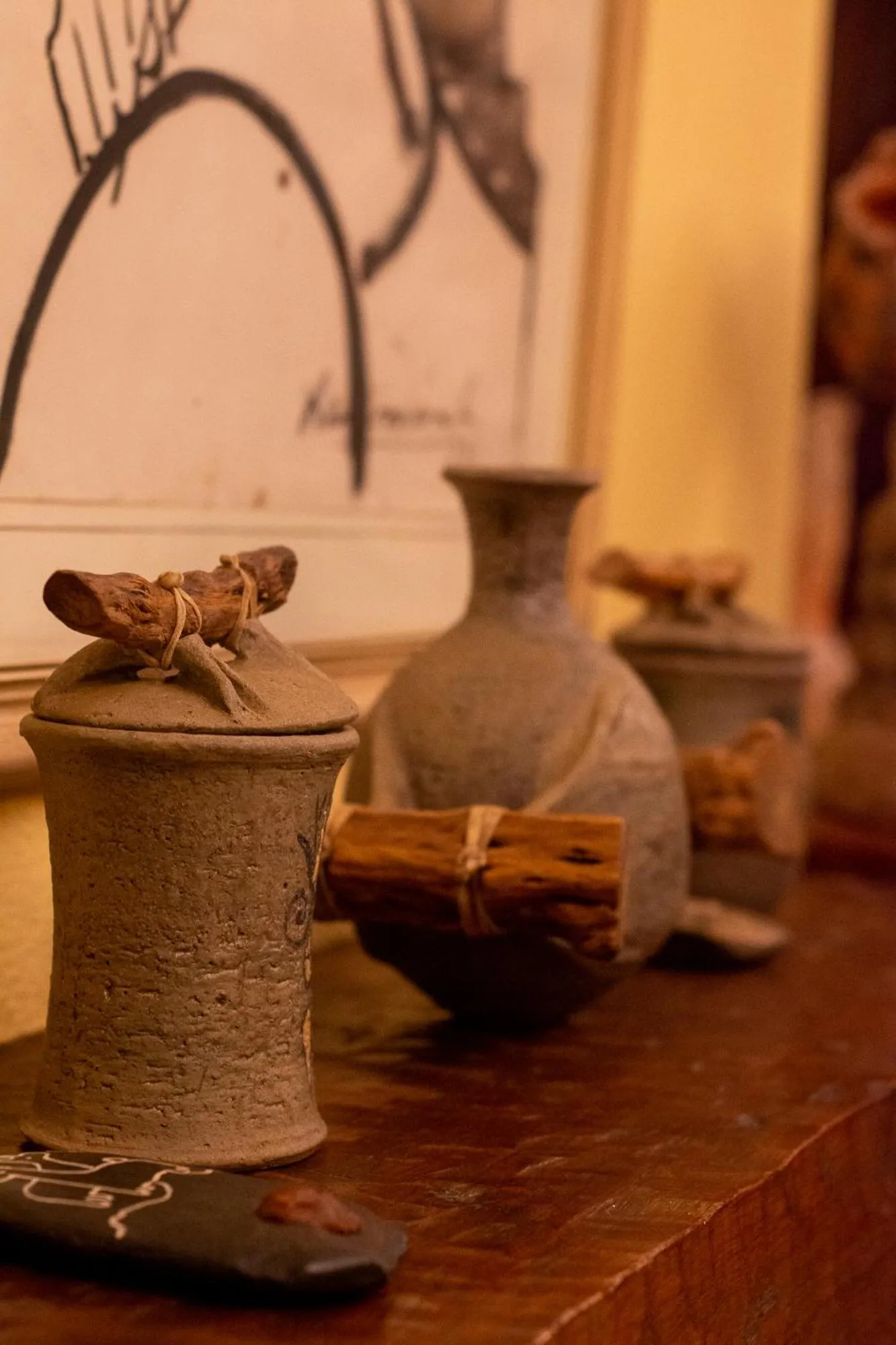 Decorative detail in Villa Vicuña Cafayate Boutique Hotel