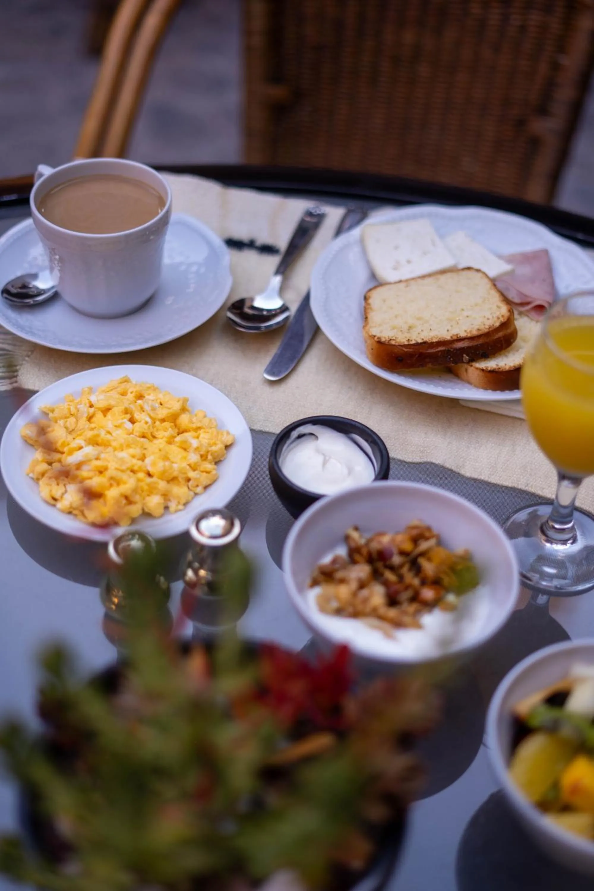 Breakfast in Villa Vicuña Cafayate Boutique Hotel