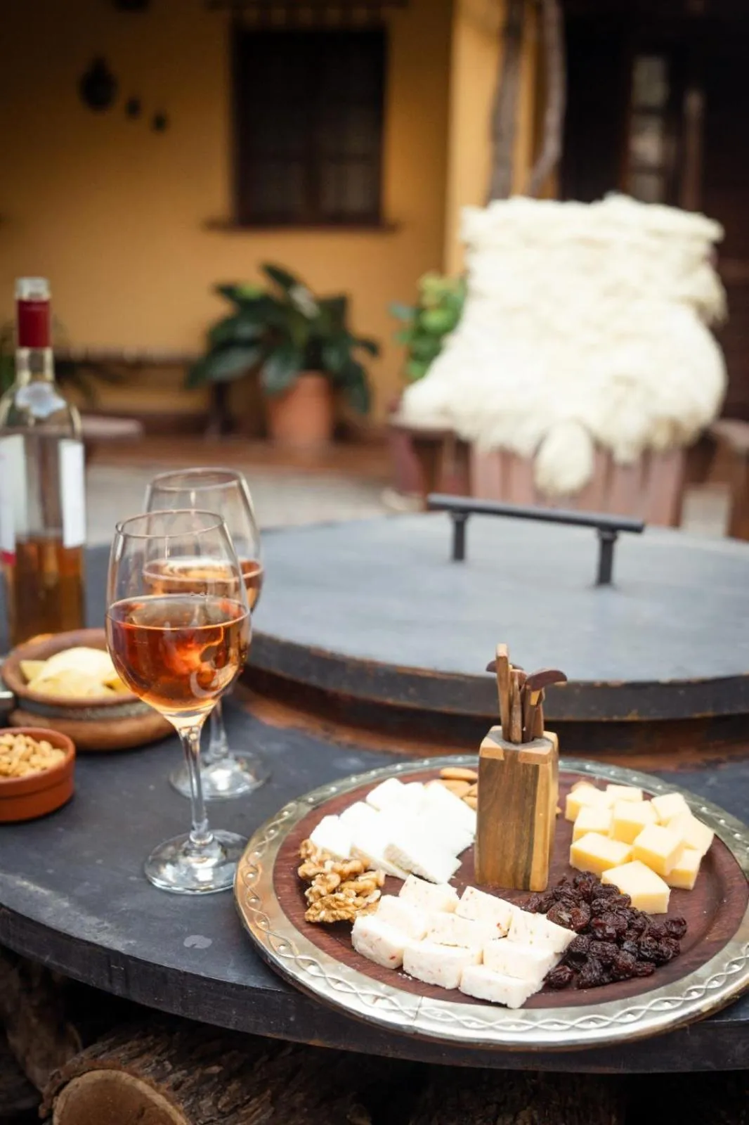 Patio in Villa Vicuña Cafayate Boutique Hotel