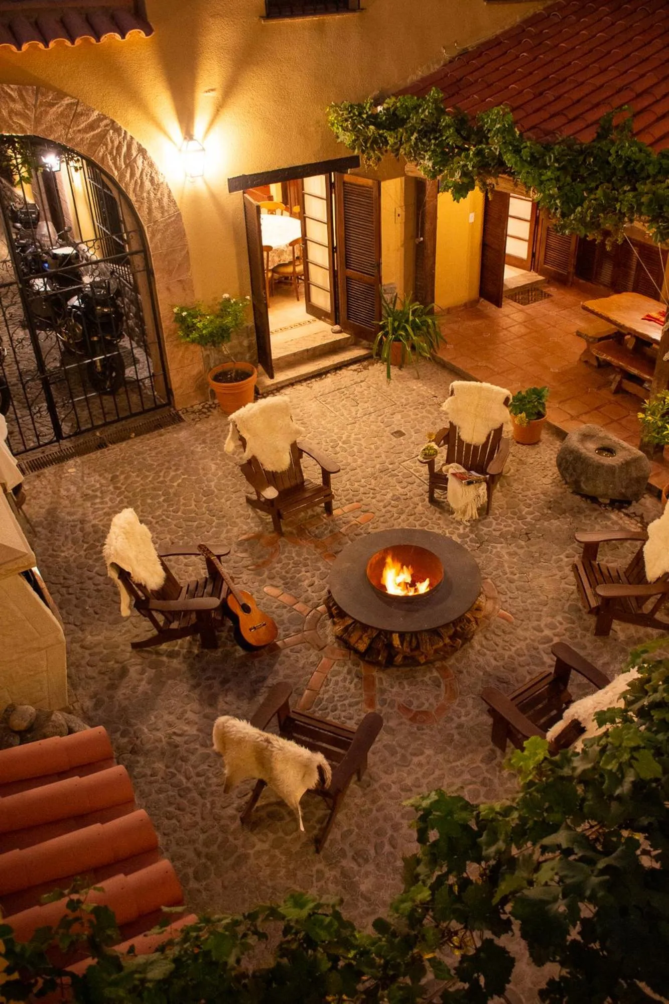 Patio in Villa Vicuña Cafayate Boutique Hotel