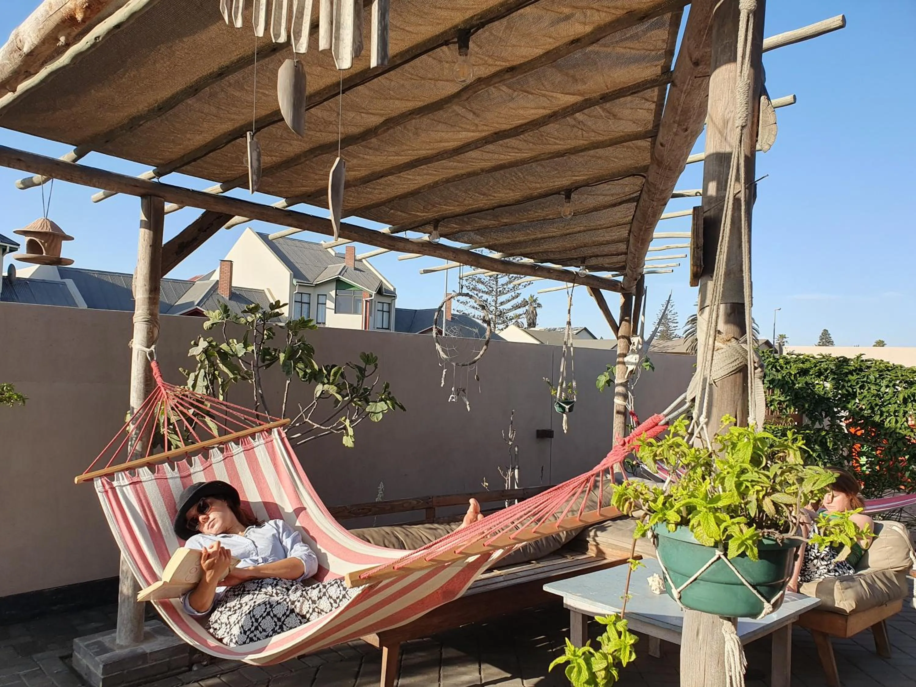 Patio in Salty Jackal Surf Camp