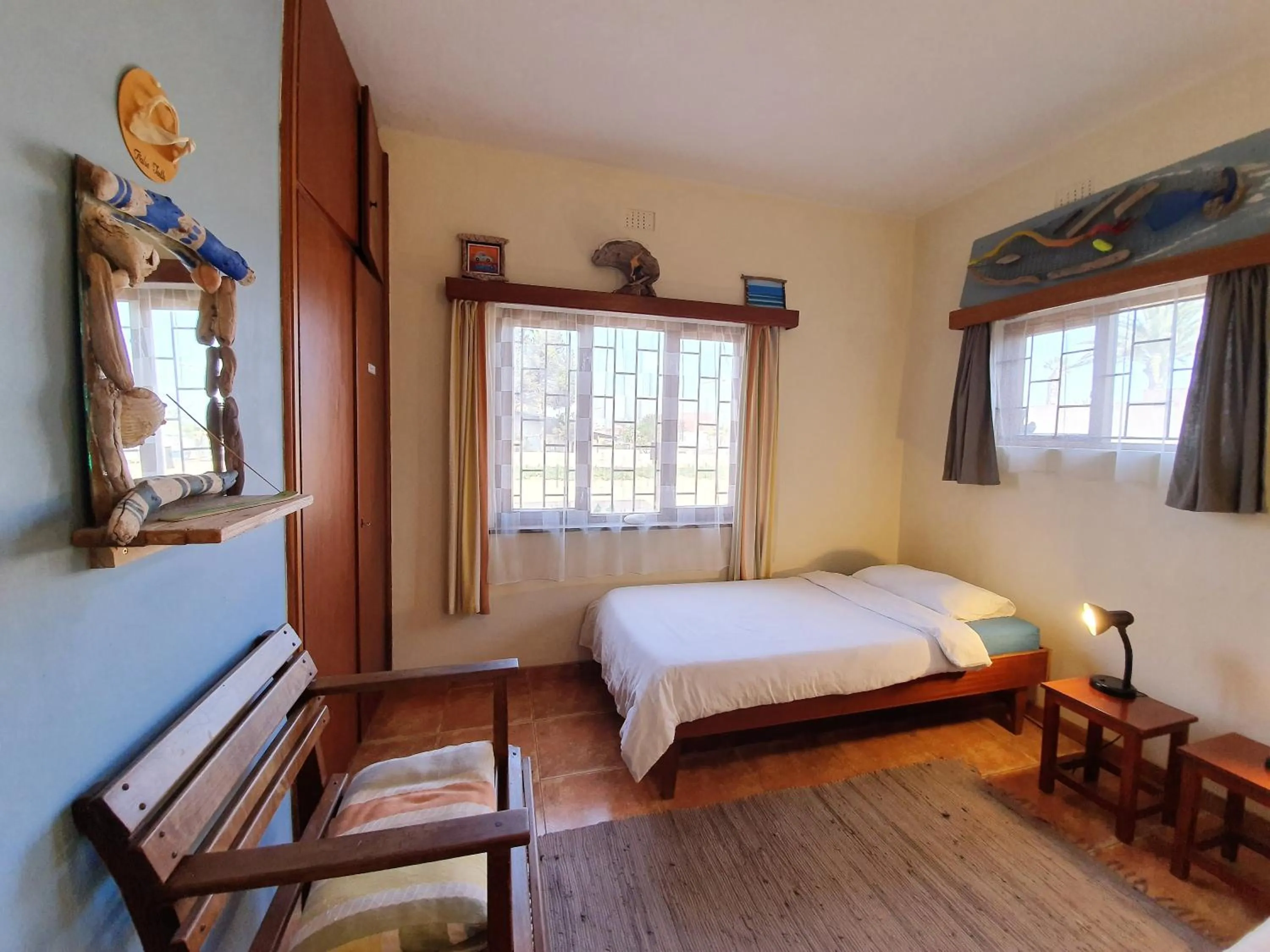 Bed in Salty Jackal Surf Camp