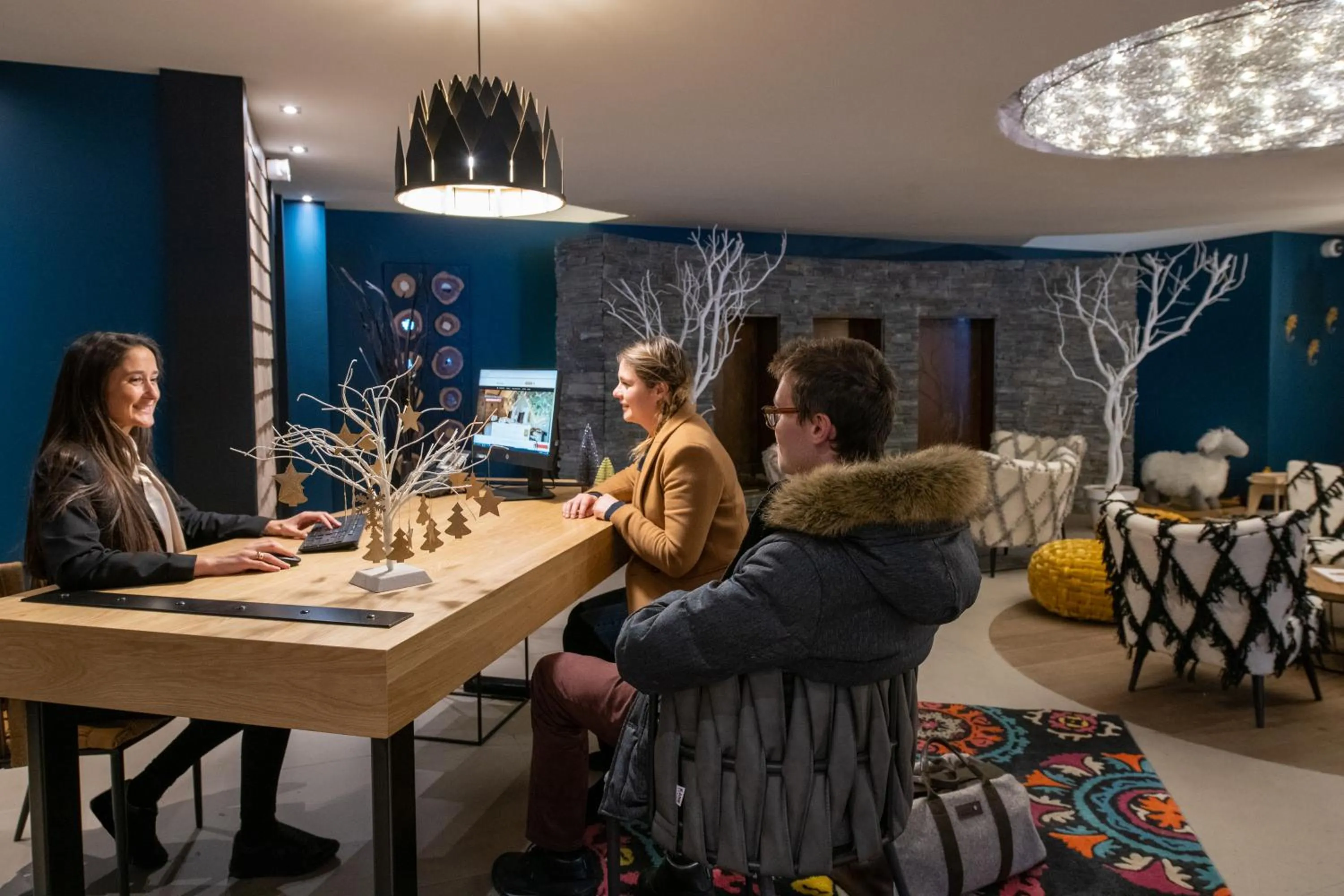 Lobby or reception in Residence Montana Plein Sud