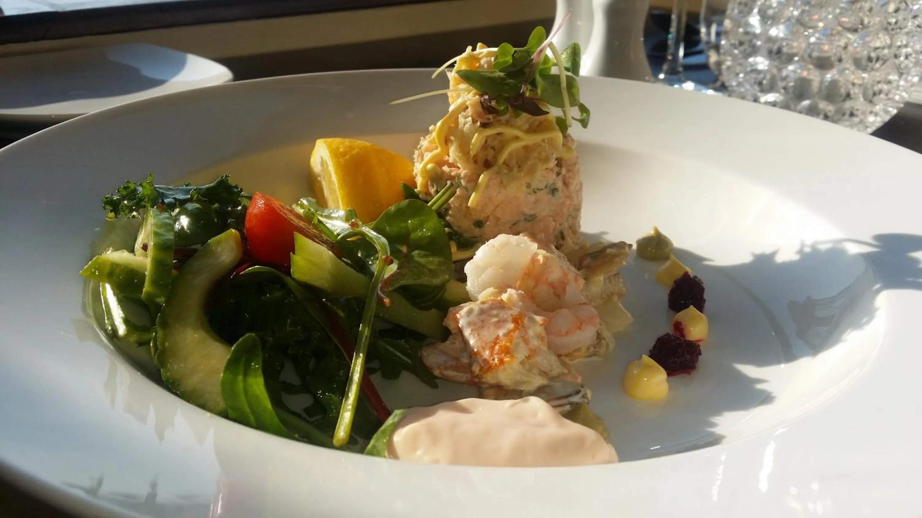 Food close-up in Bay View Hotel