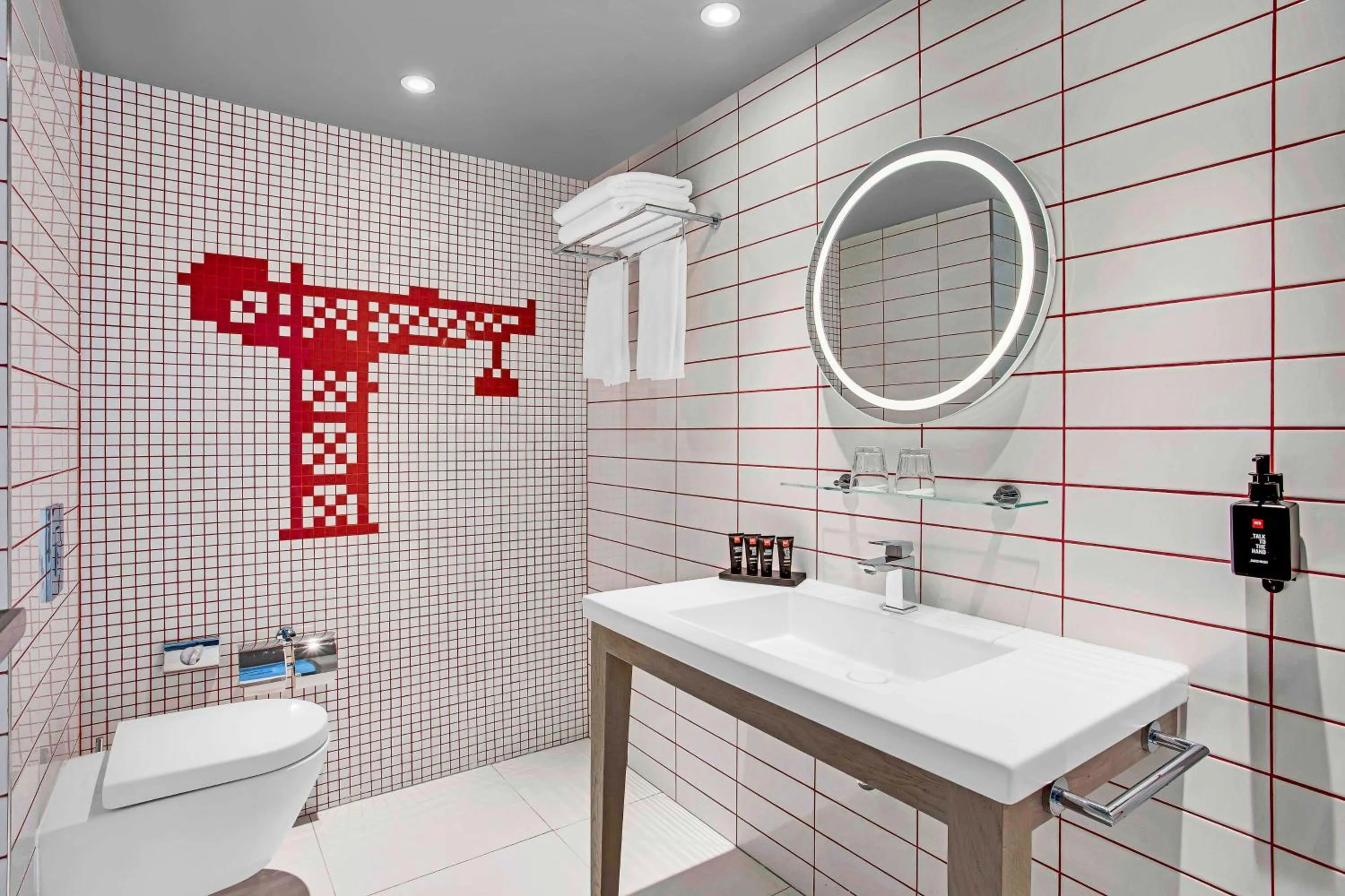 Bathroom in Radisson RED Hotel, Glasgow