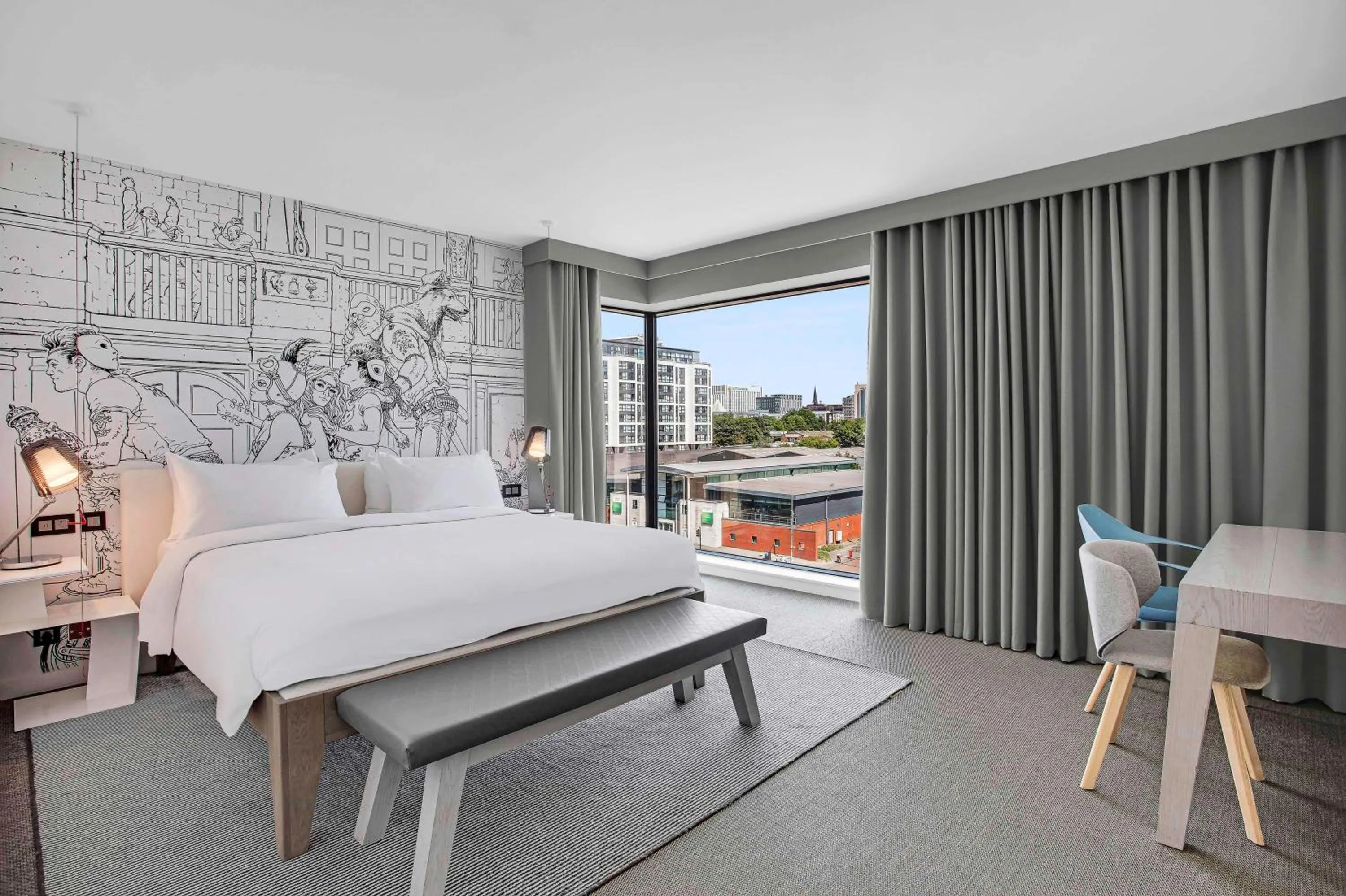 Bedroom, Bed in Radisson RED Hotel, Glasgow