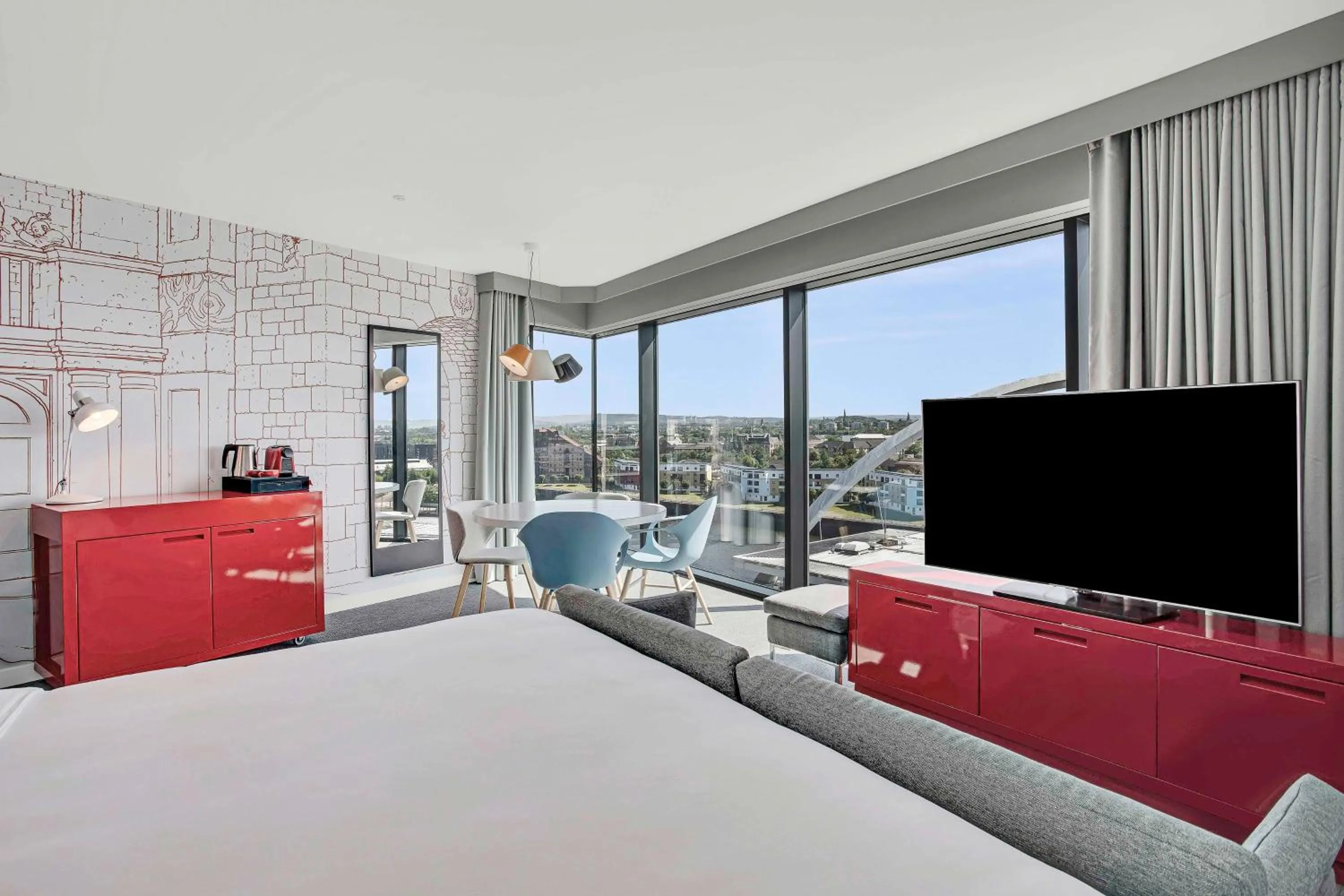 Photo of the whole room, Bed in Radisson RED Hotel, Glasgow