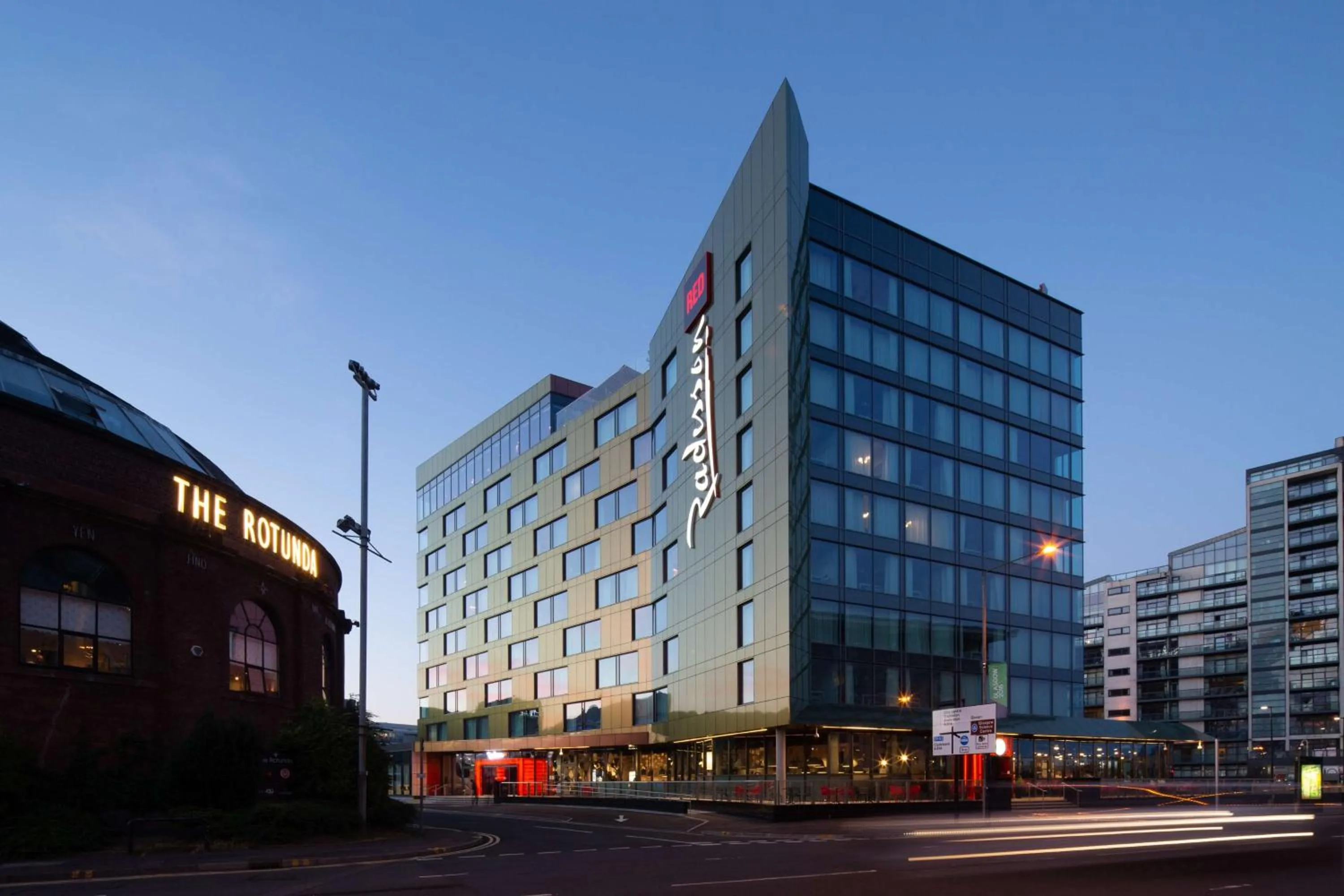 Property building in Radisson RED Hotel, Glasgow