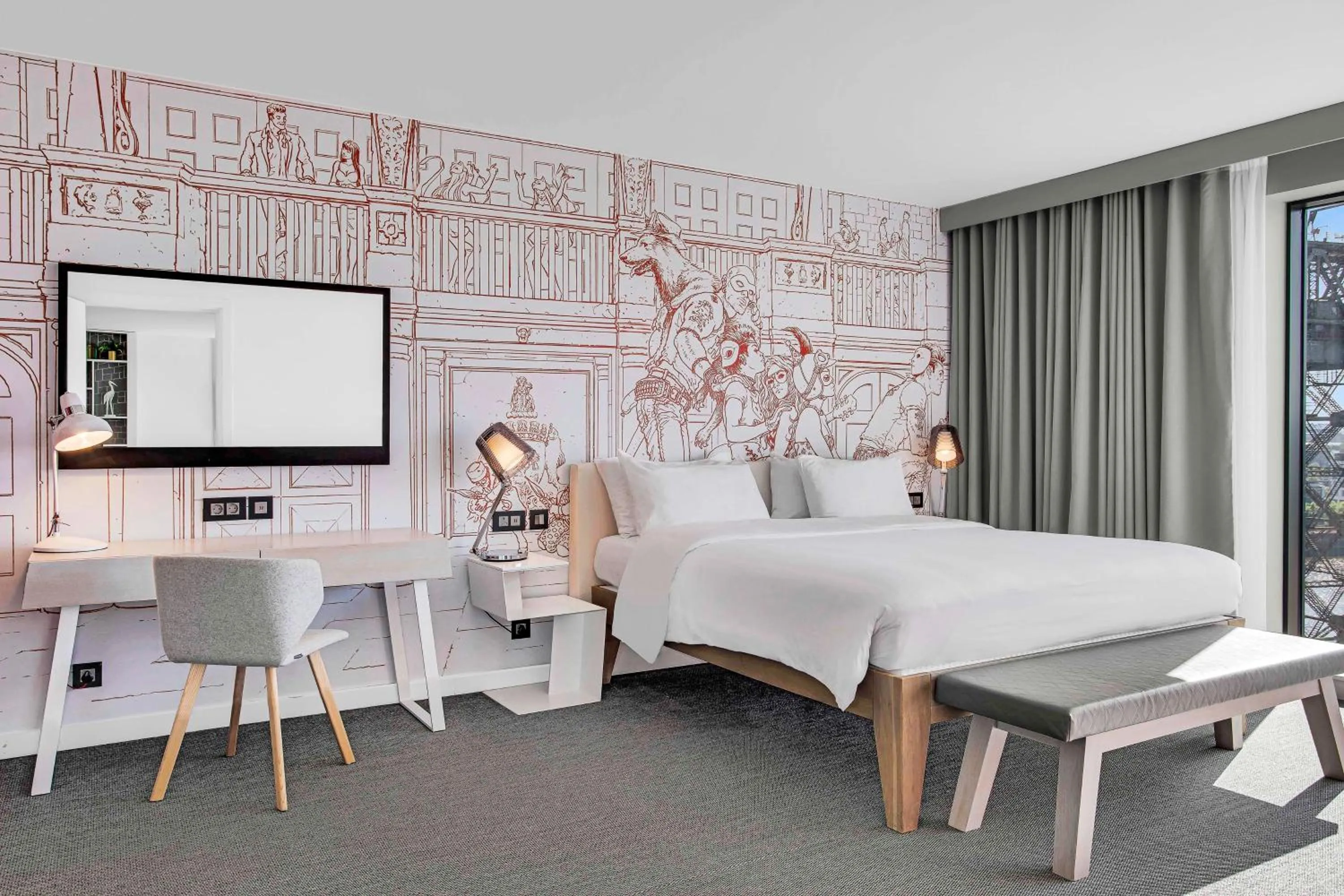 Photo of the whole room, Bed in Radisson RED Hotel, Glasgow