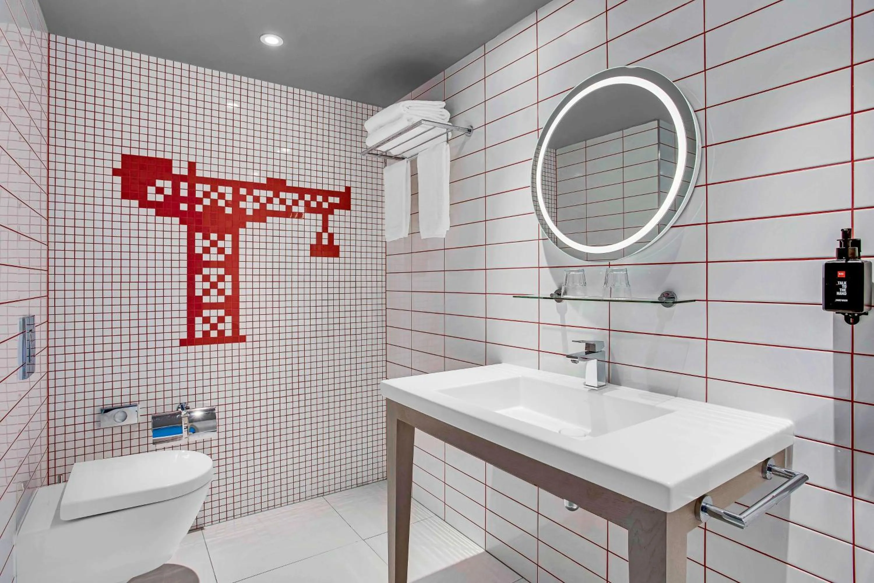 Bathroom in Radisson RED Hotel, Glasgow