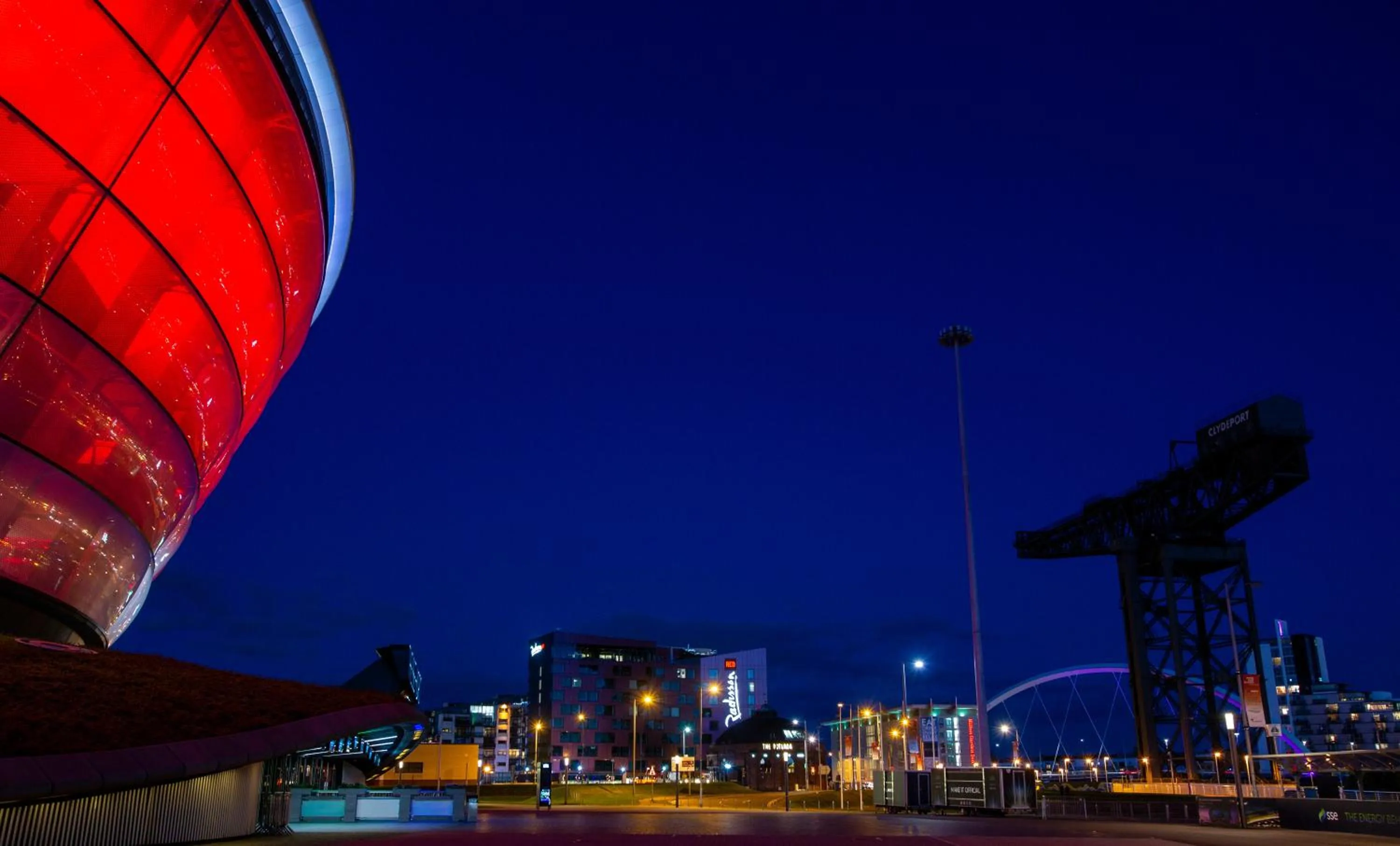 City view in Radisson RED Hotel, Glasgow
