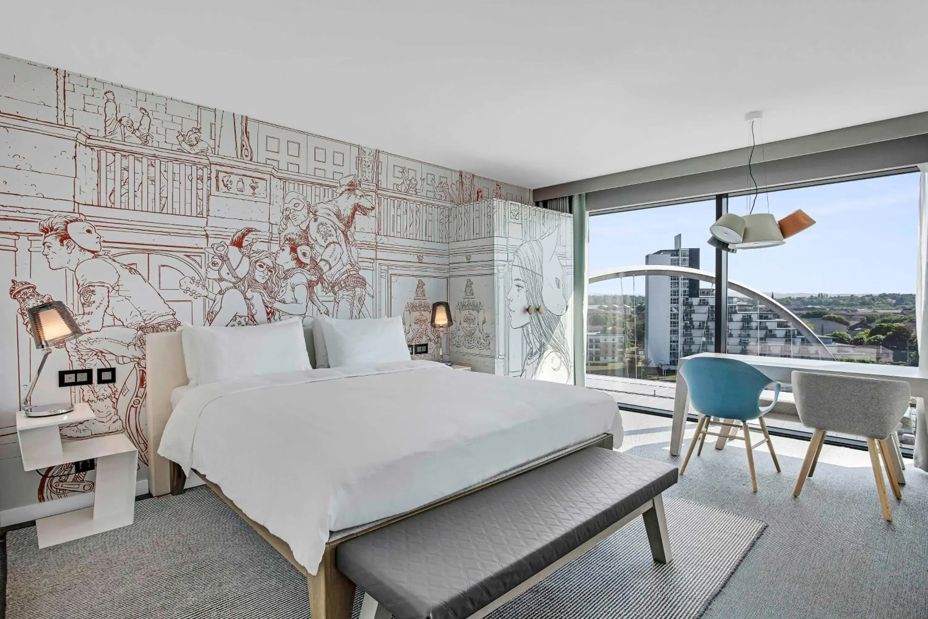 Bedroom, Bed in Radisson RED Hotel, Glasgow Bedroom, Bed in Radisson RED Hotel, Glasgow