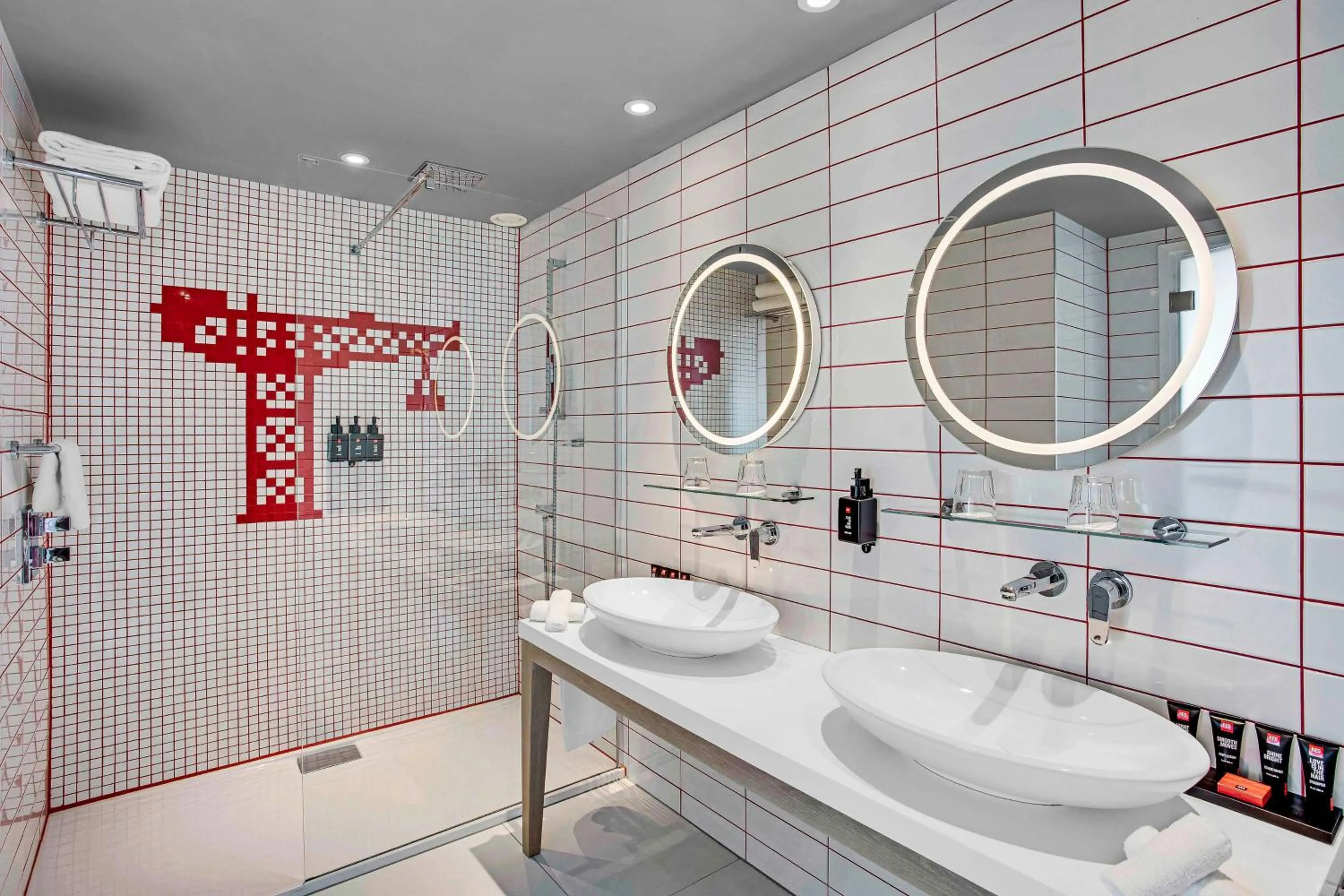 Bathroom in Radisson RED Hotel, Glasgow