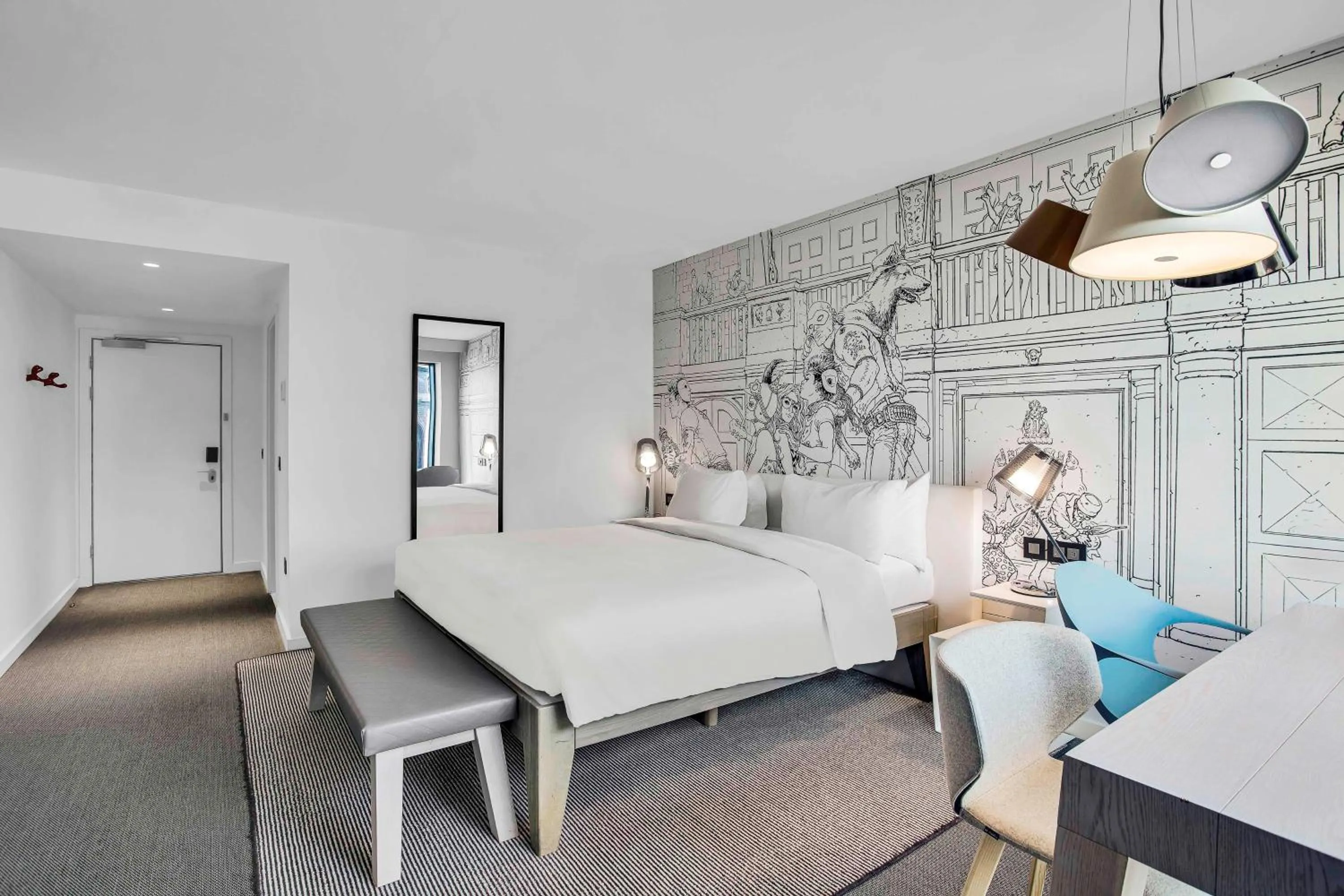 Bedroom, Bed in Radisson RED Hotel, Glasgow