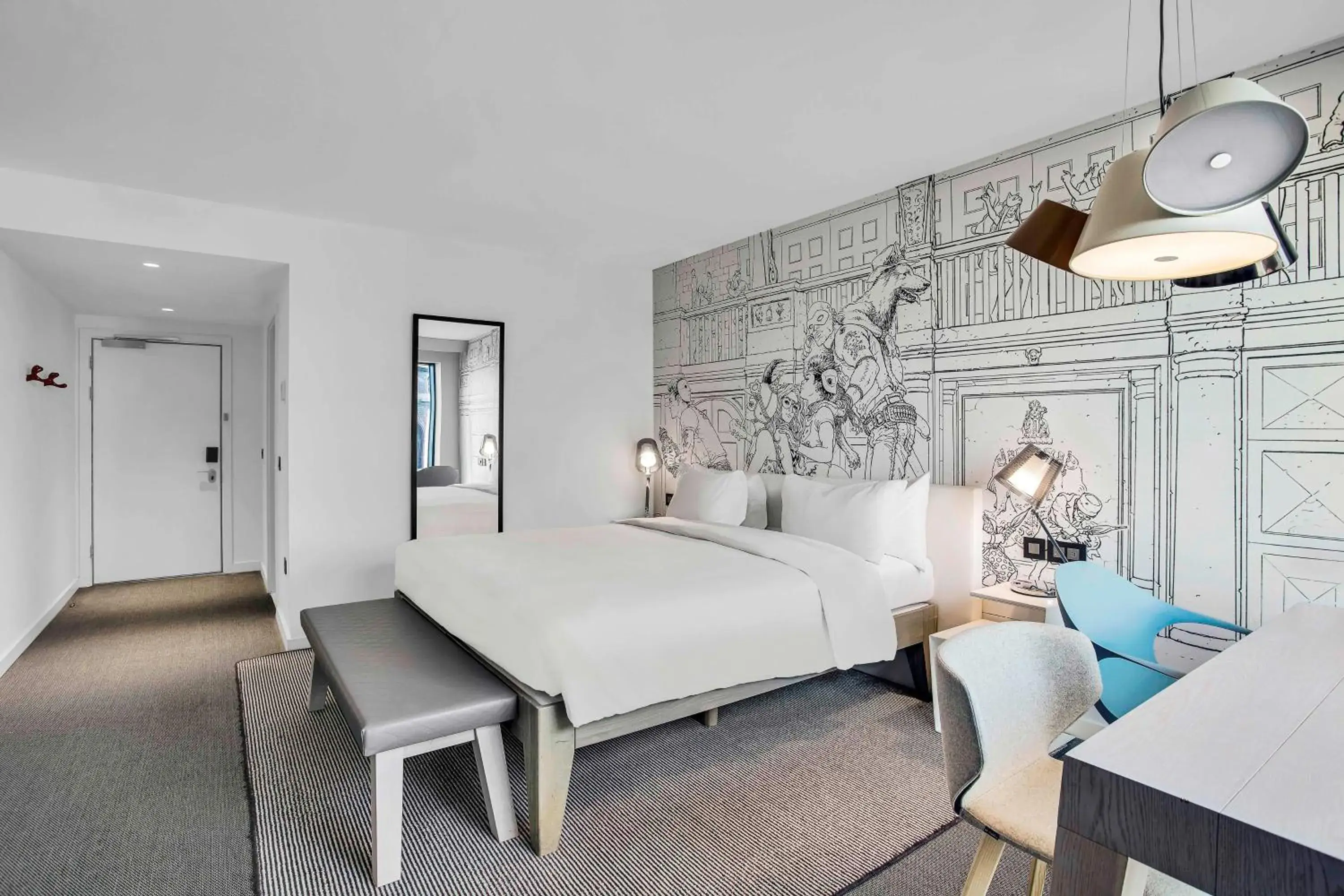 Bedroom, Bed in Radisson RED Hotel, Glasgow Bedroom, Bed in Radisson RED Hotel, Glasgow