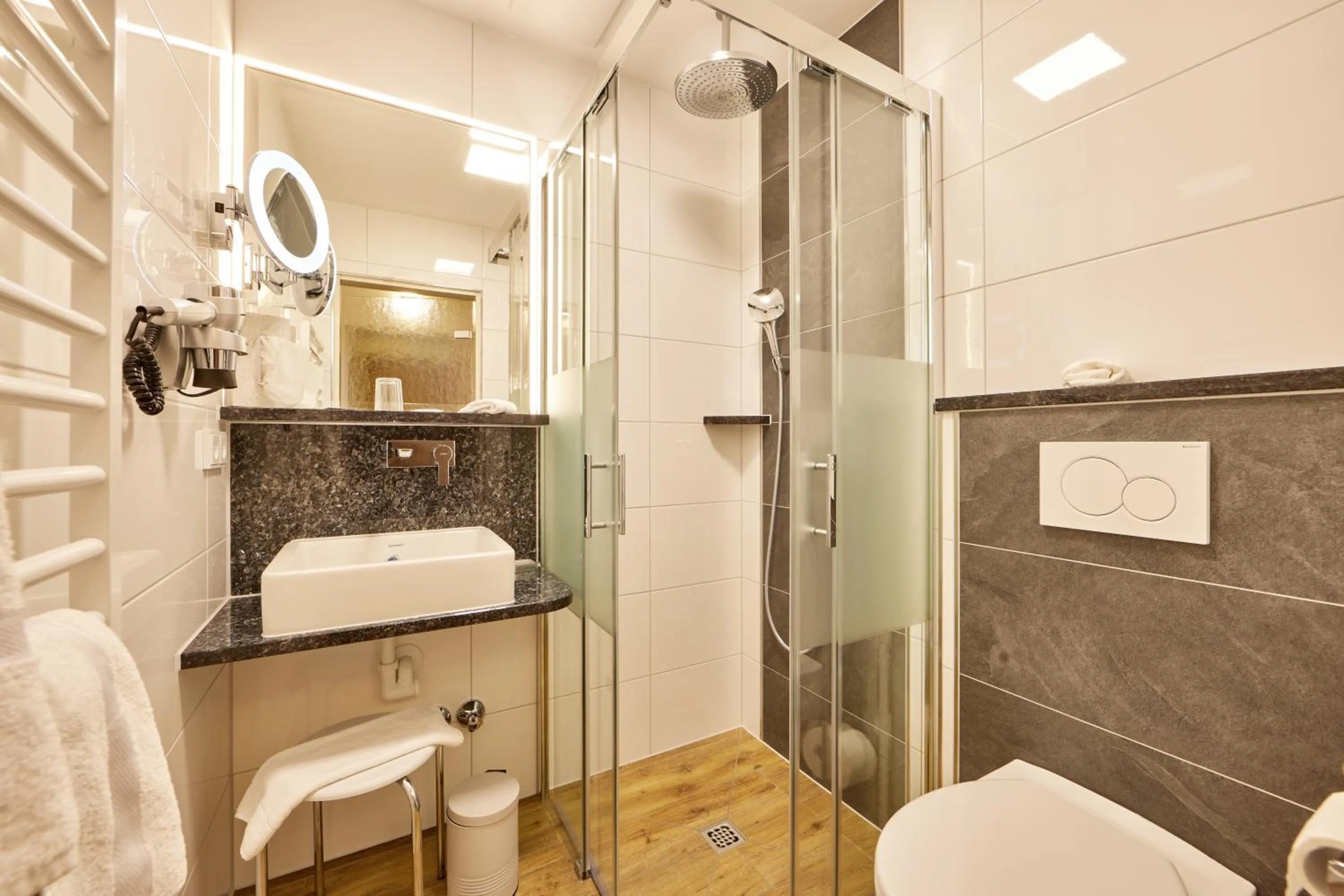 Bathroom in Hotel Franziska