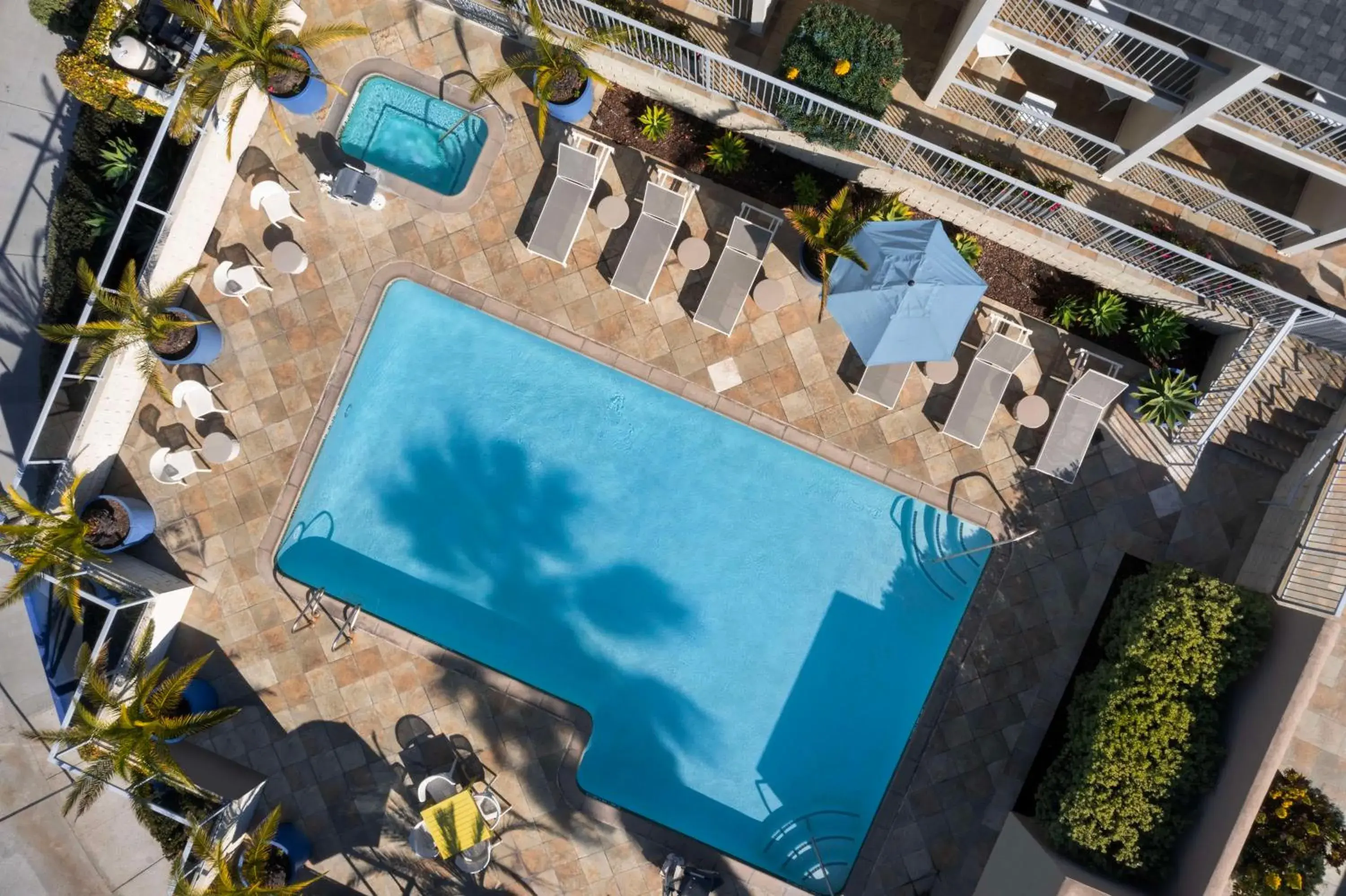 Pool view in Hilton Garden Inn Los Angeles Marina Del Rey Pool view in Hilton Garden Inn Los Angeles Marina Del Rey