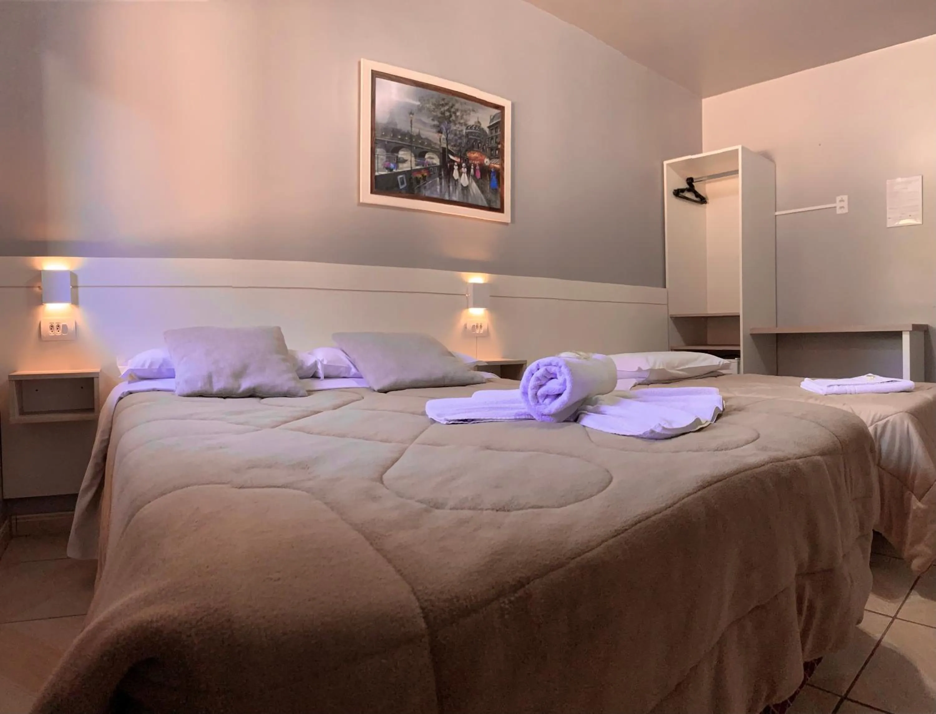 Bed in Pousada Bello Outono