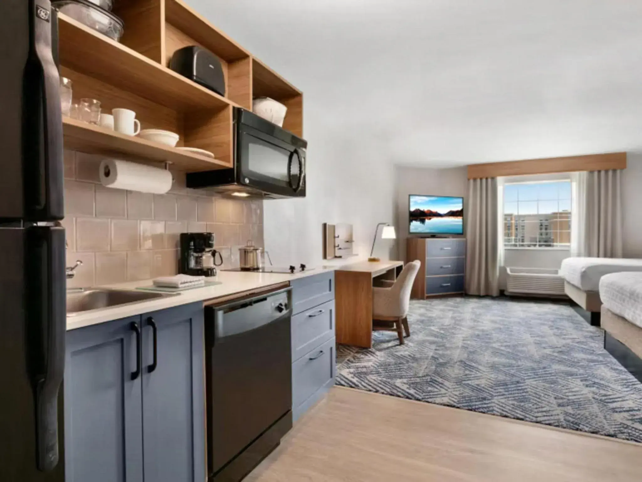 Studio Suite with Two Queen Beds in Candlewood Suites Champaign-Urbana University Area by IHG Studio Suite with Two Queen Beds in Candlewood Suites Champaign-Urbana University Area by IHG