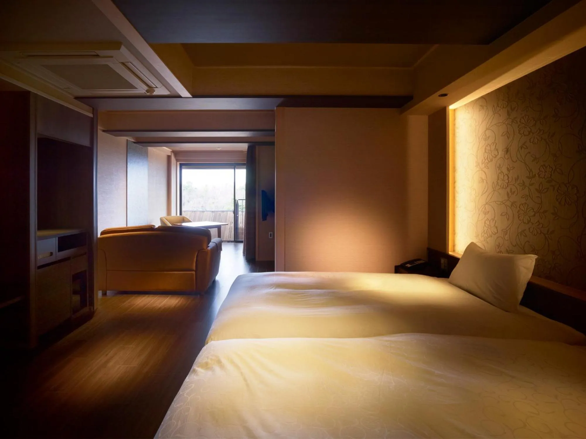 Bed in Laforet Shuzenji Sanshisuimei