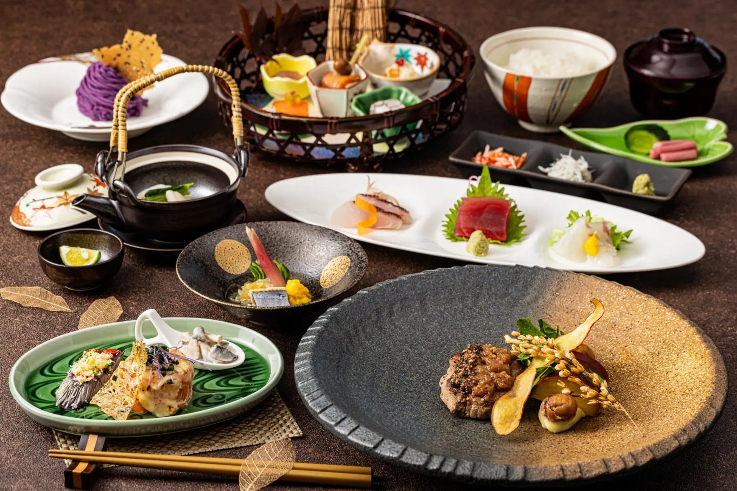 Food close-up in Laforet Shuzenji Sanshisuimei Food close-up in Laforet Shuzenji Sanshisuimei