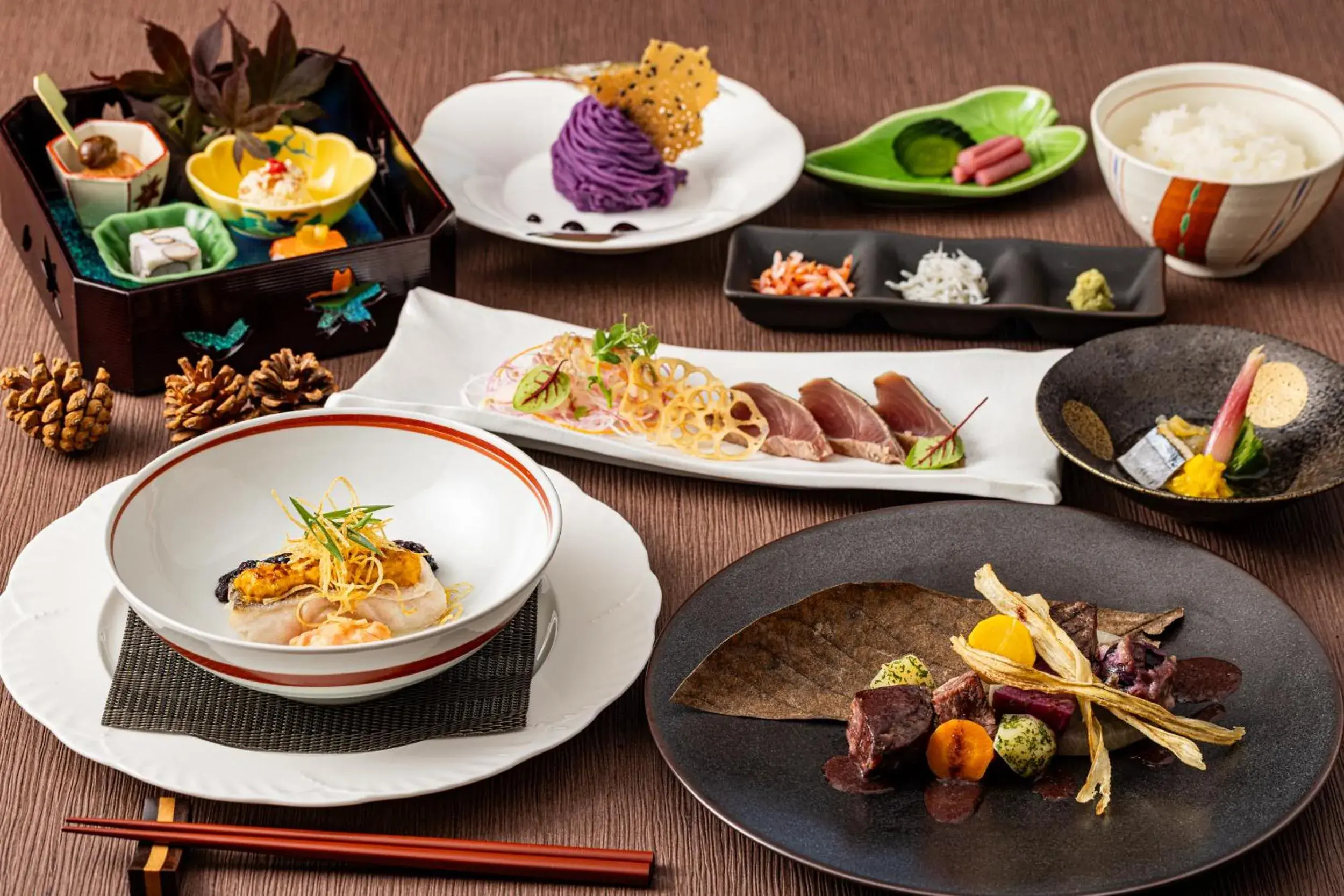 Food close-up in Laforet Shuzenji Sanshisuimei Food close-up in Laforet Shuzenji Sanshisuimei