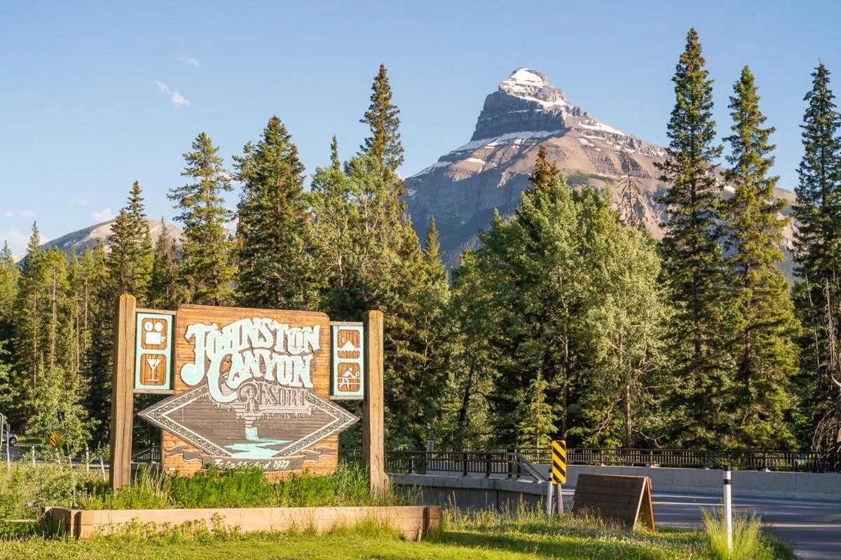 Property logo or sign in Johnston Canyon Lodge & Bungalows