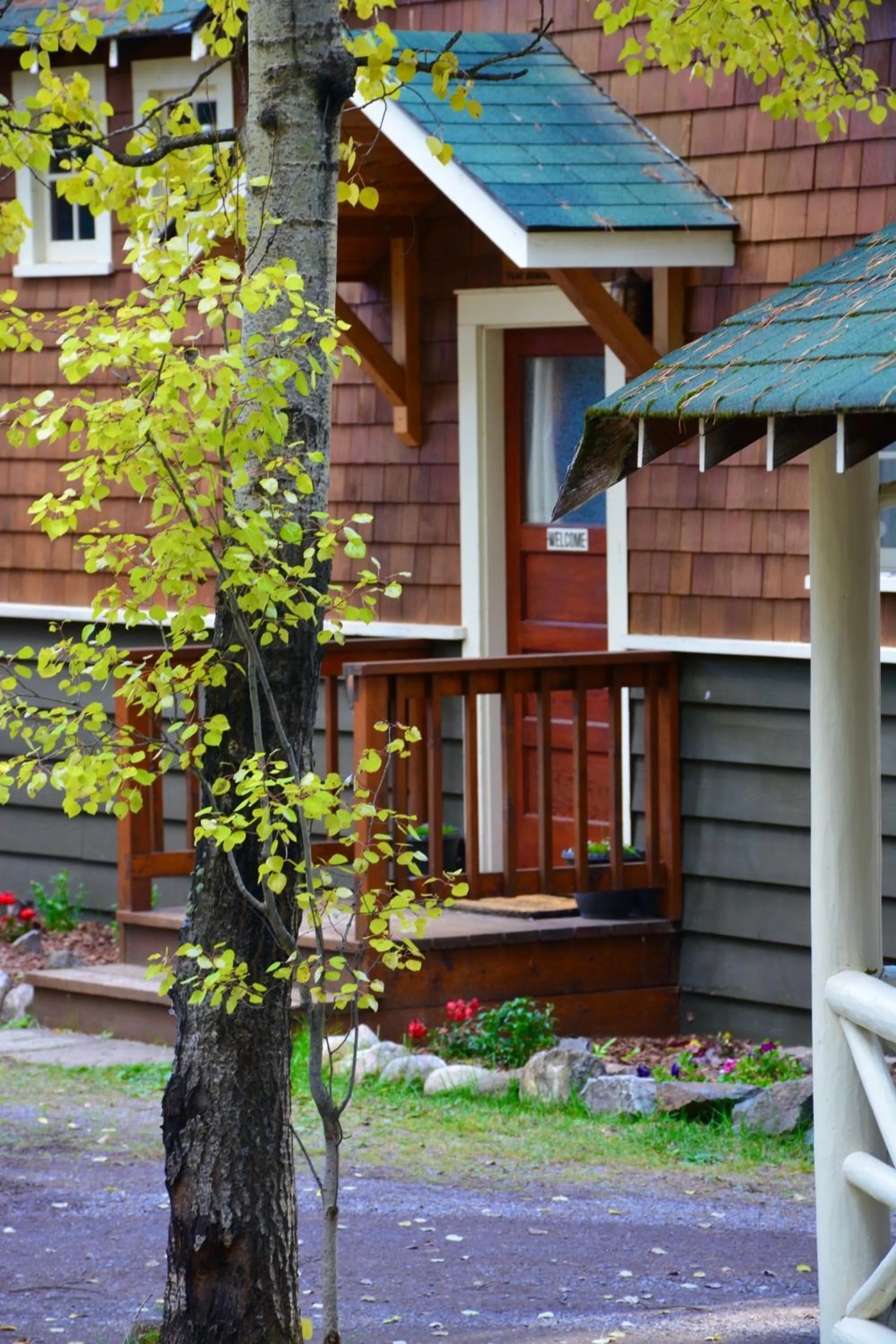 Garden in Johnston Canyon Lodge & Bungalows