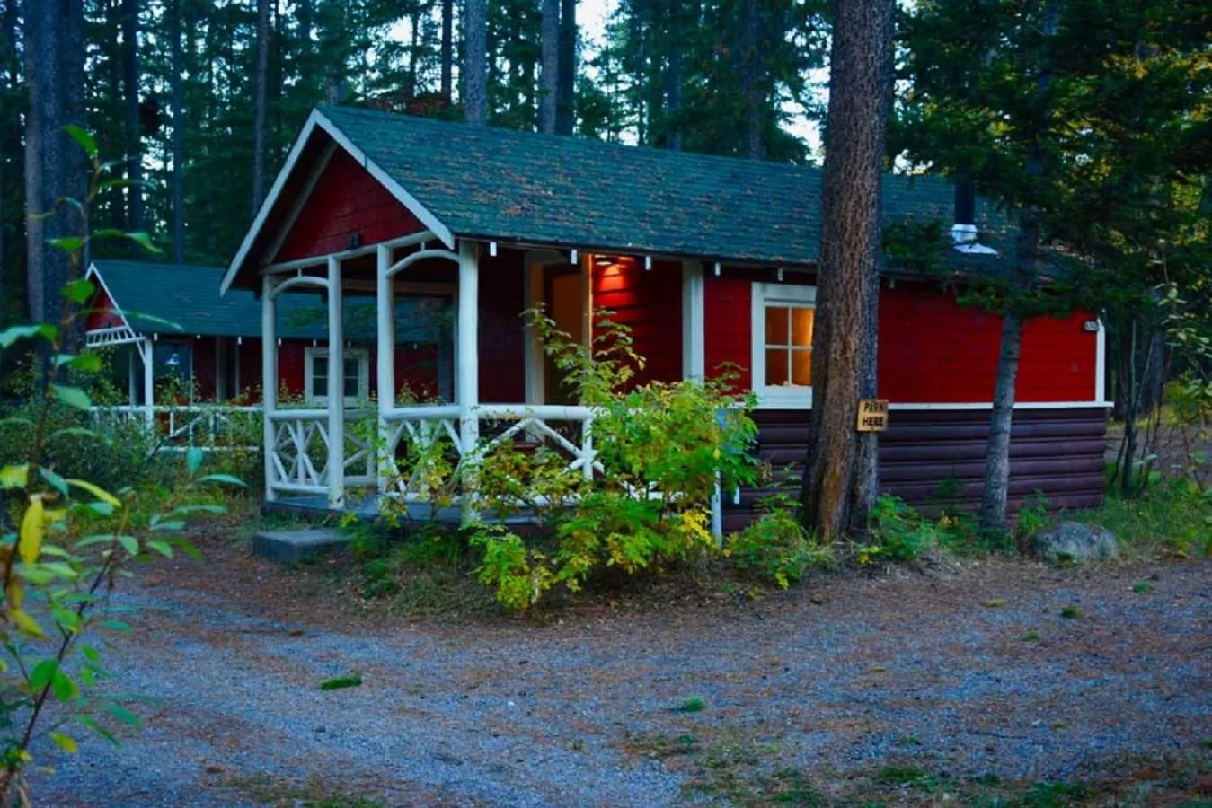 Property building in Johnston Canyon Lodge & Bungalows