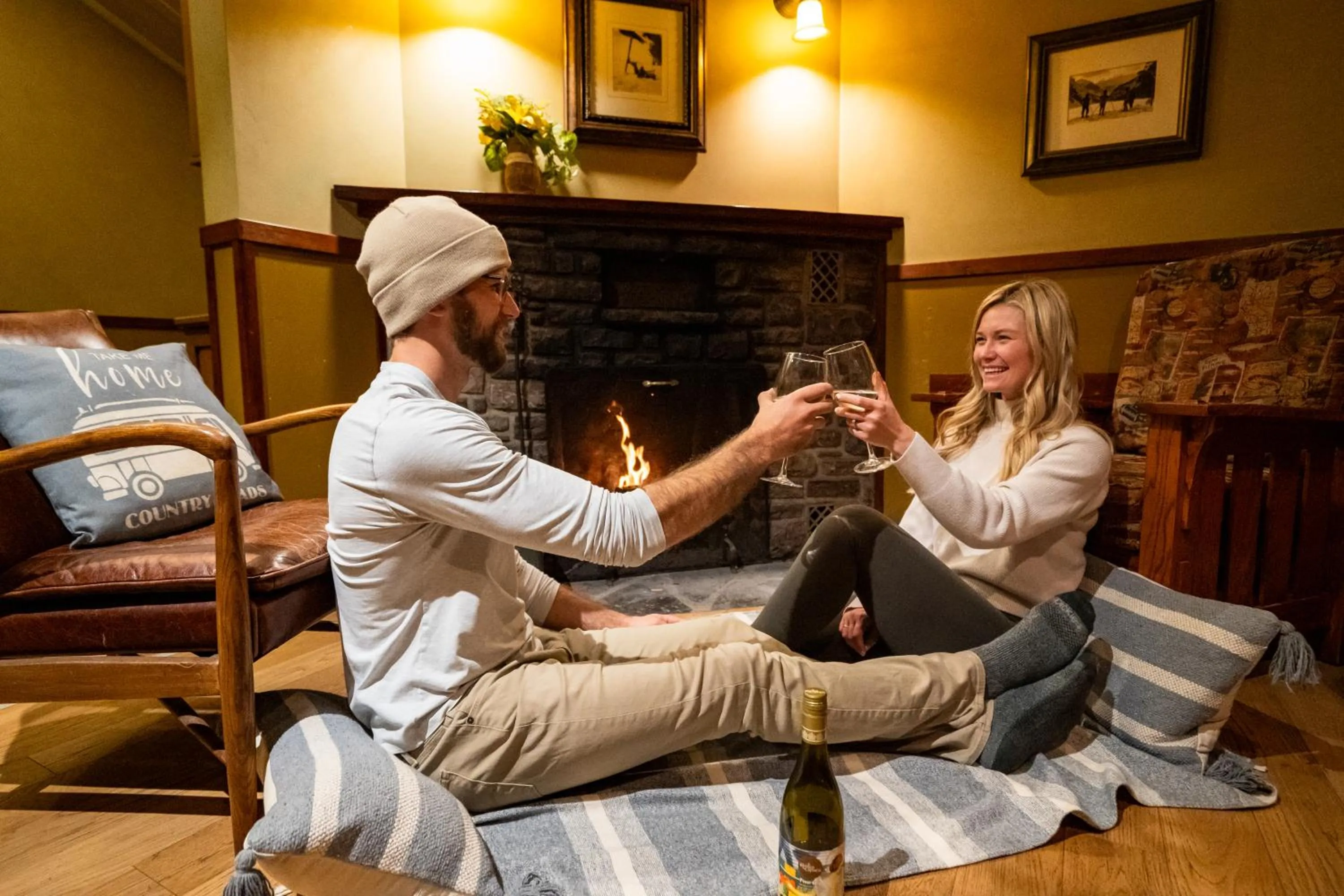 flat iron in Johnston Canyon Lodge & Bungalows