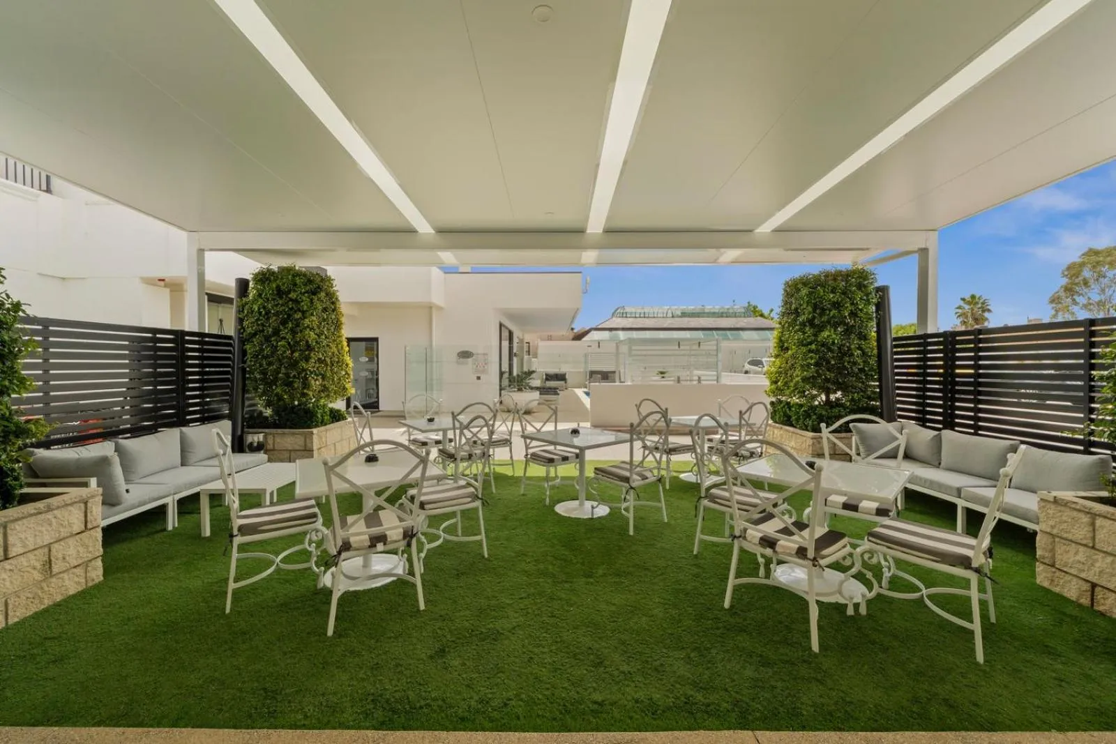 Seating area in The Carrington Hotel