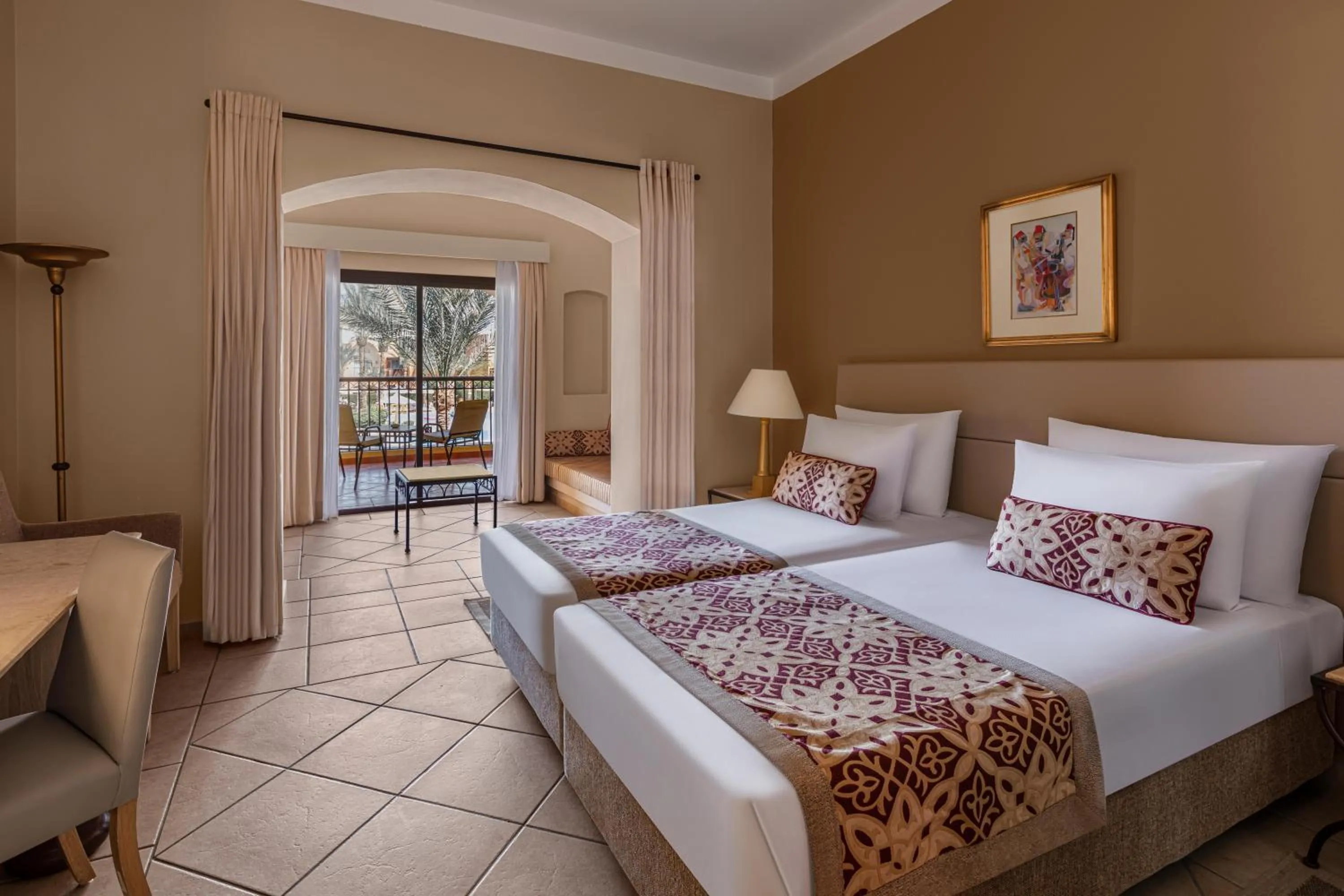 Photo of the whole room, Bed in JAZ Makadi Saraya Resort