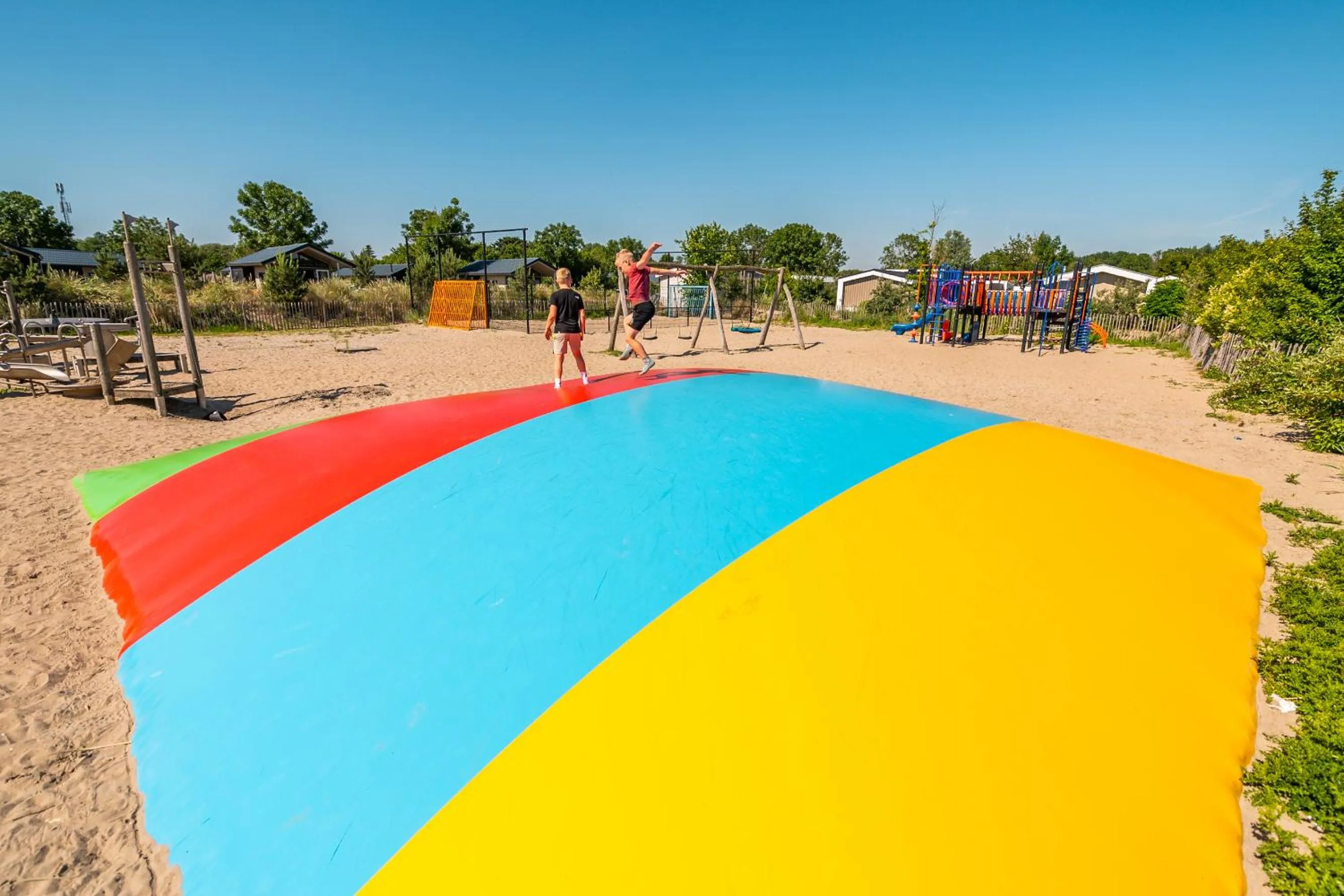 Children play ground in EuroParcs Poort van Zeeland