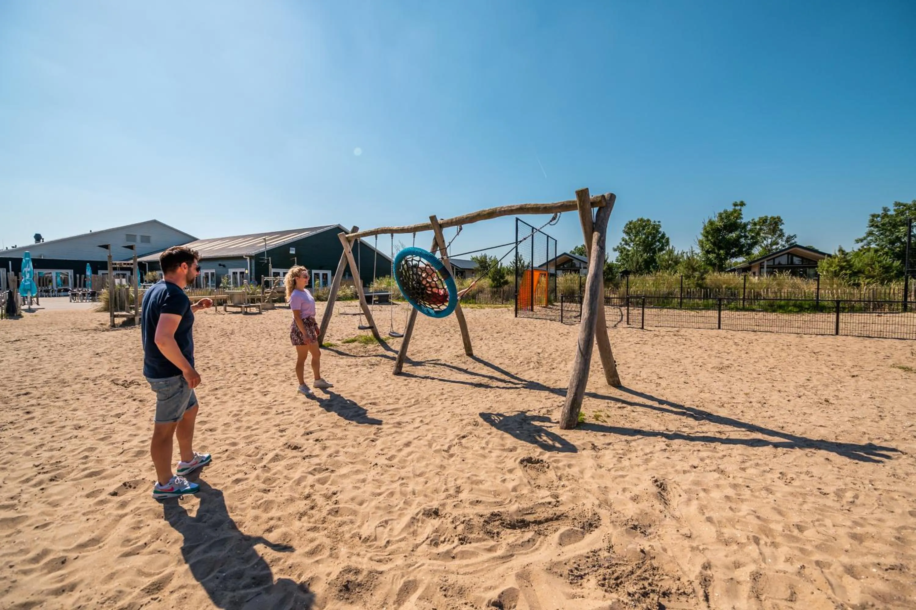 Children play ground in EuroParcs Poort van Zeeland