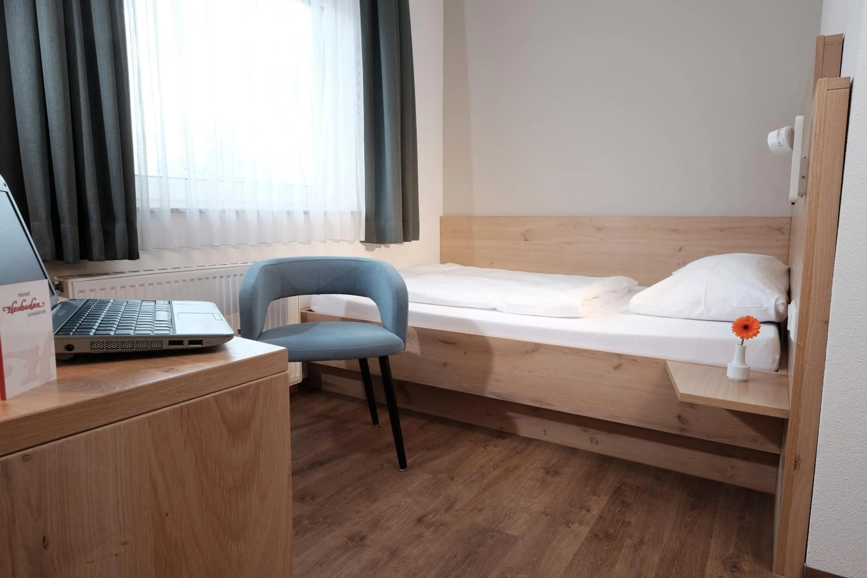 Bed in Hotel Heuboden